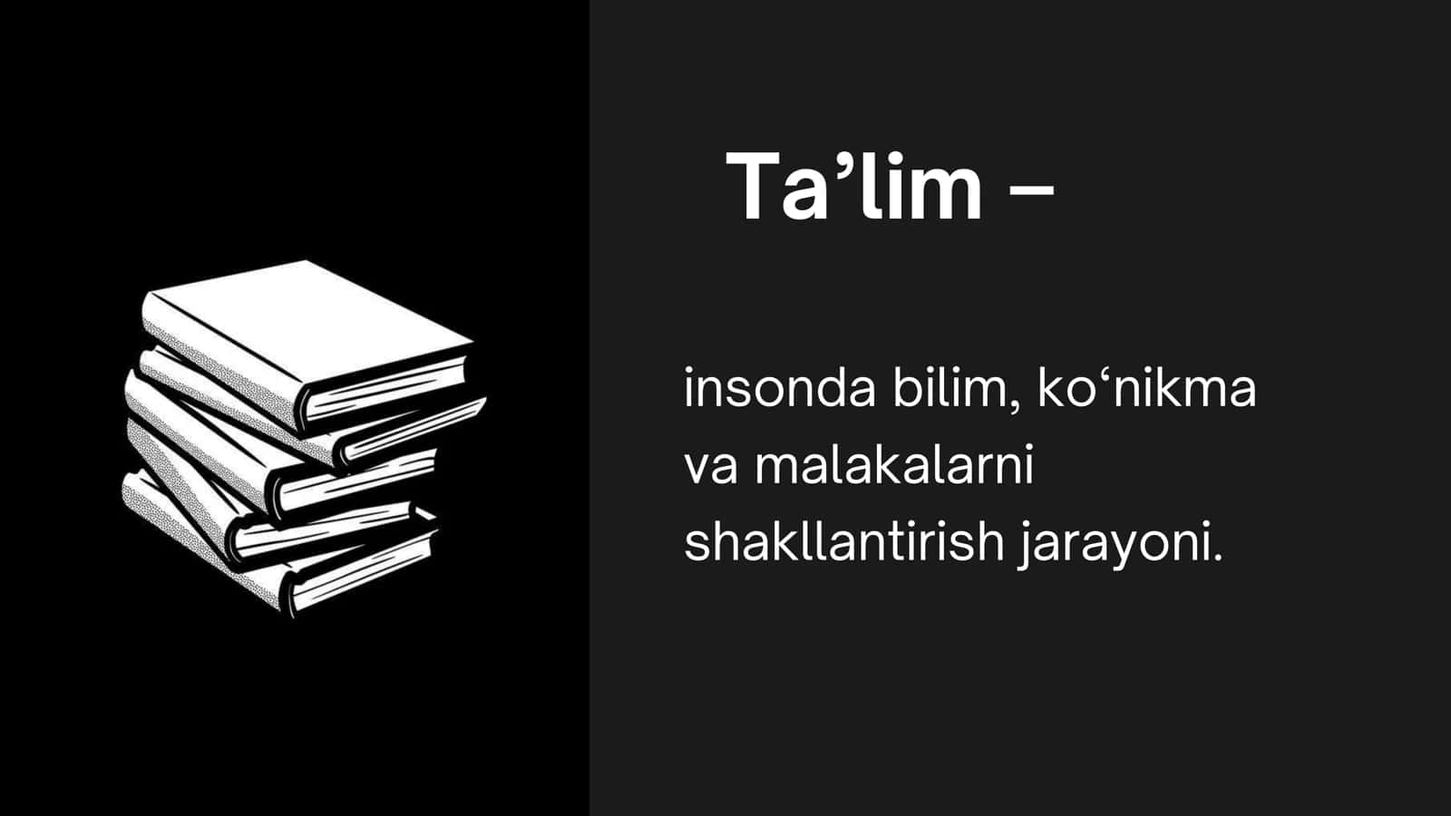 Ta’lim tarbiya jarayonida ilmiy va umummadaniy dunyoqarashni shakllantirish. 3