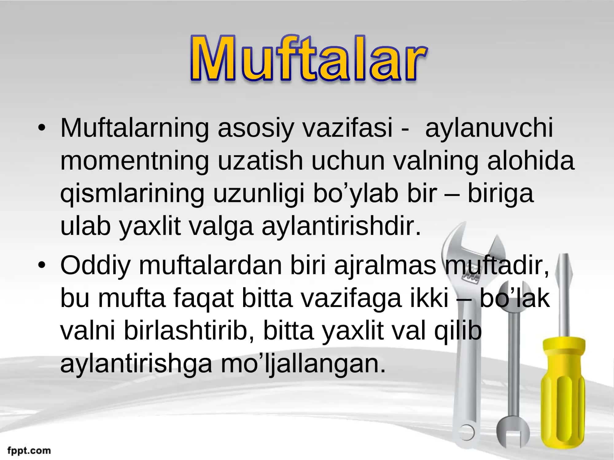 Muftalarning ishlash prinsipi 3
