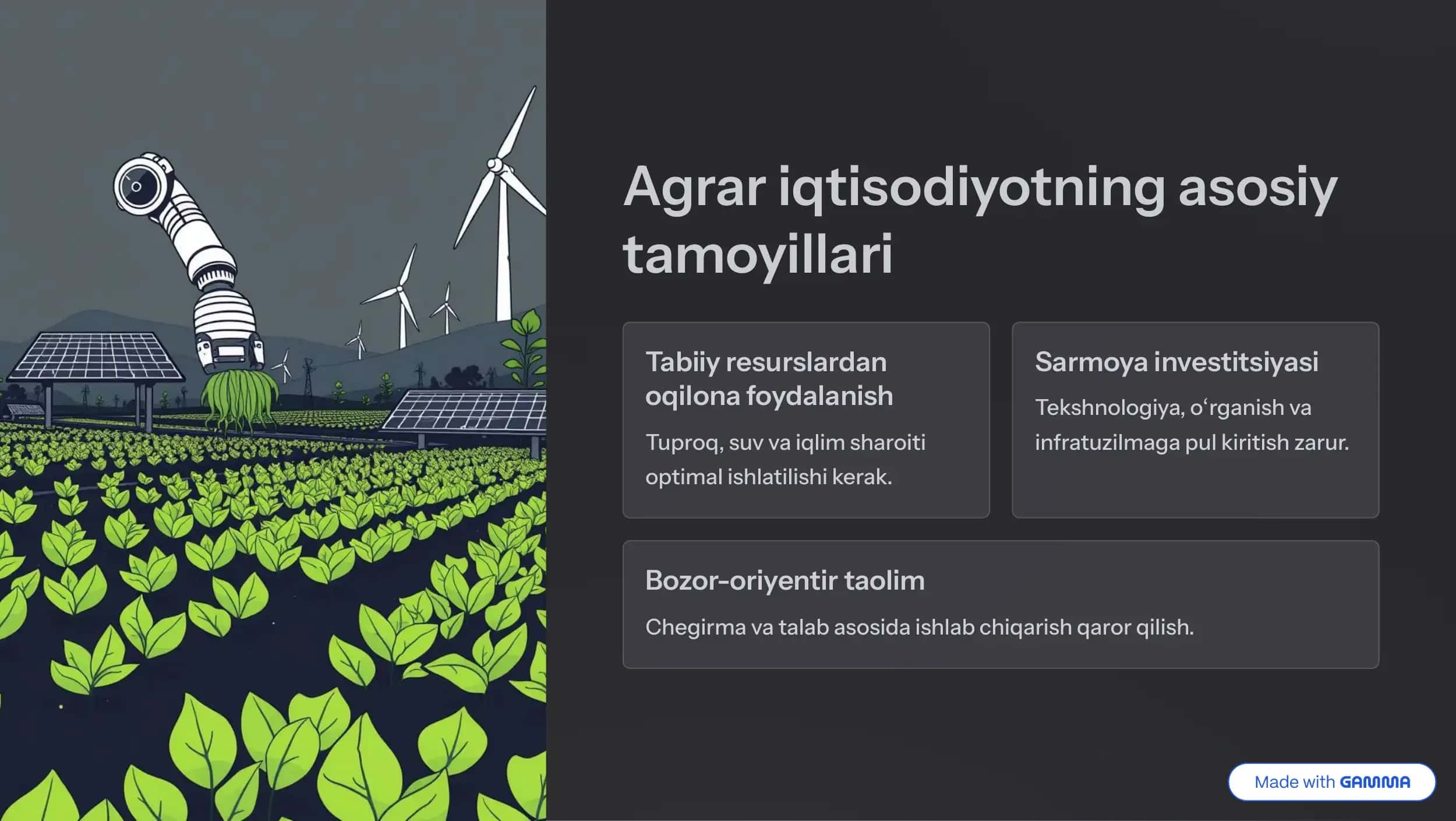 Agrar Iqtisodiyot sohasi 3