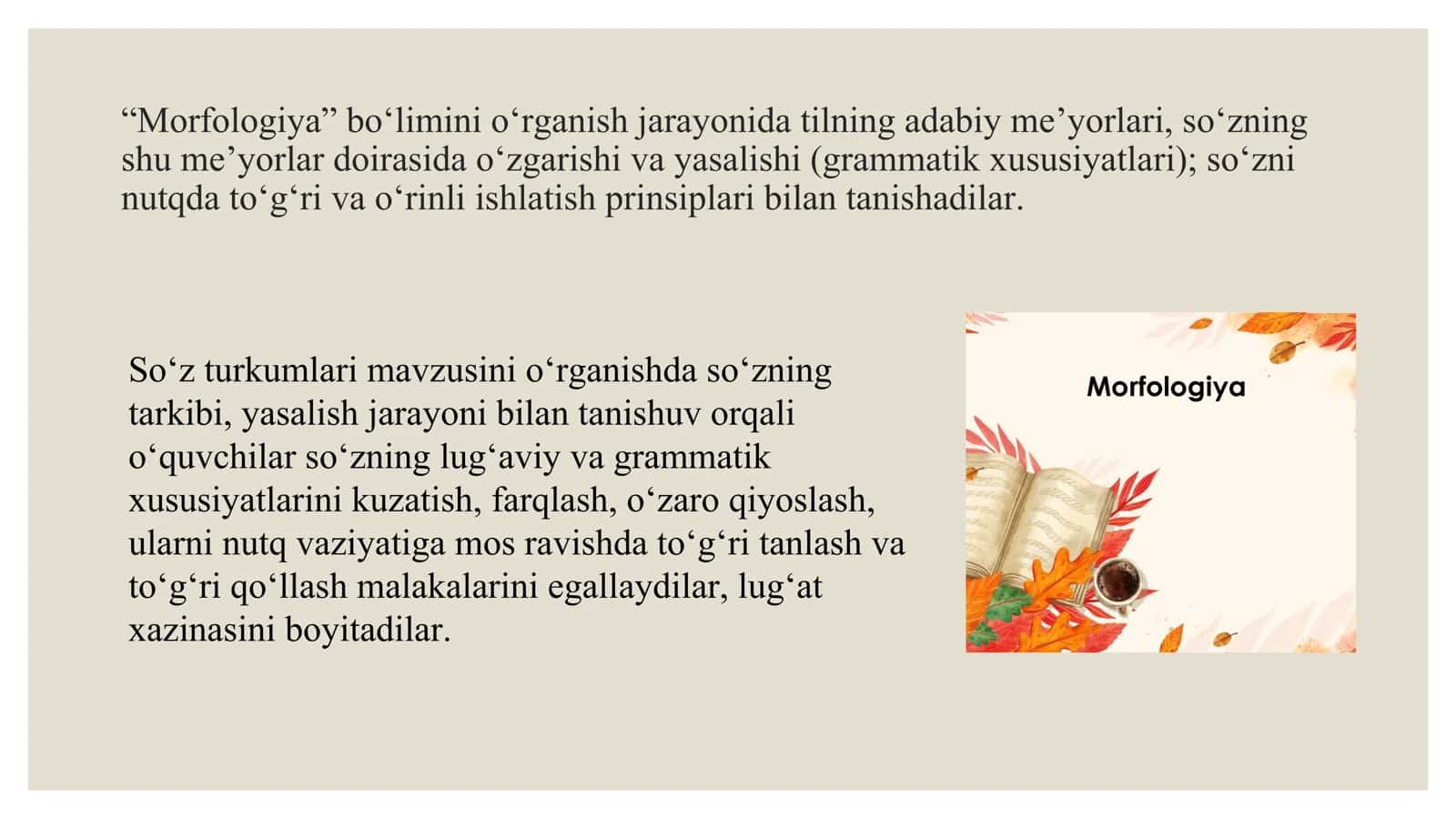 Morfologik uslubiyat. Sintaktik uslubiyat 3