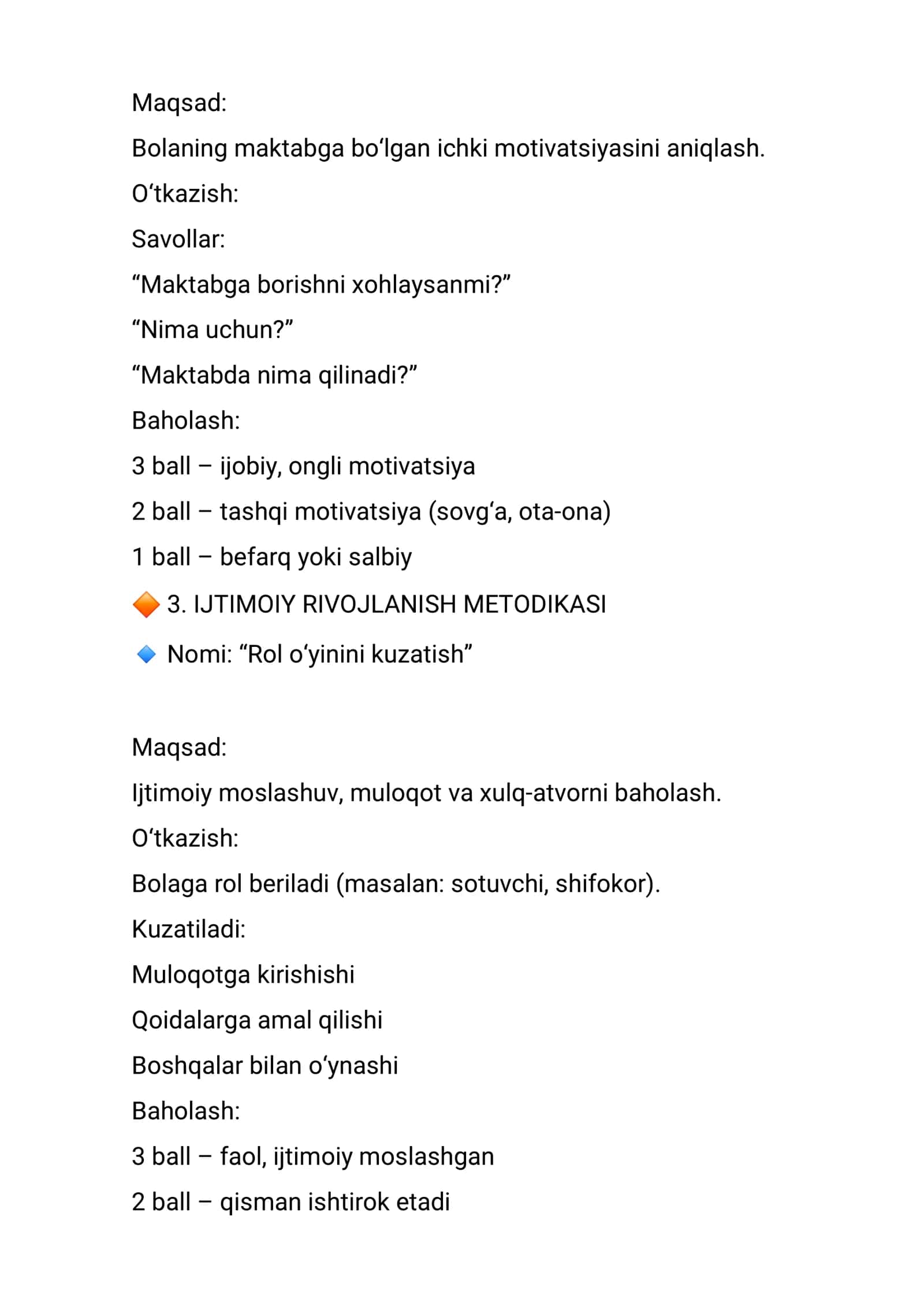 INTELLEKTUAL RIVOJLANISH METODIKASI 3
