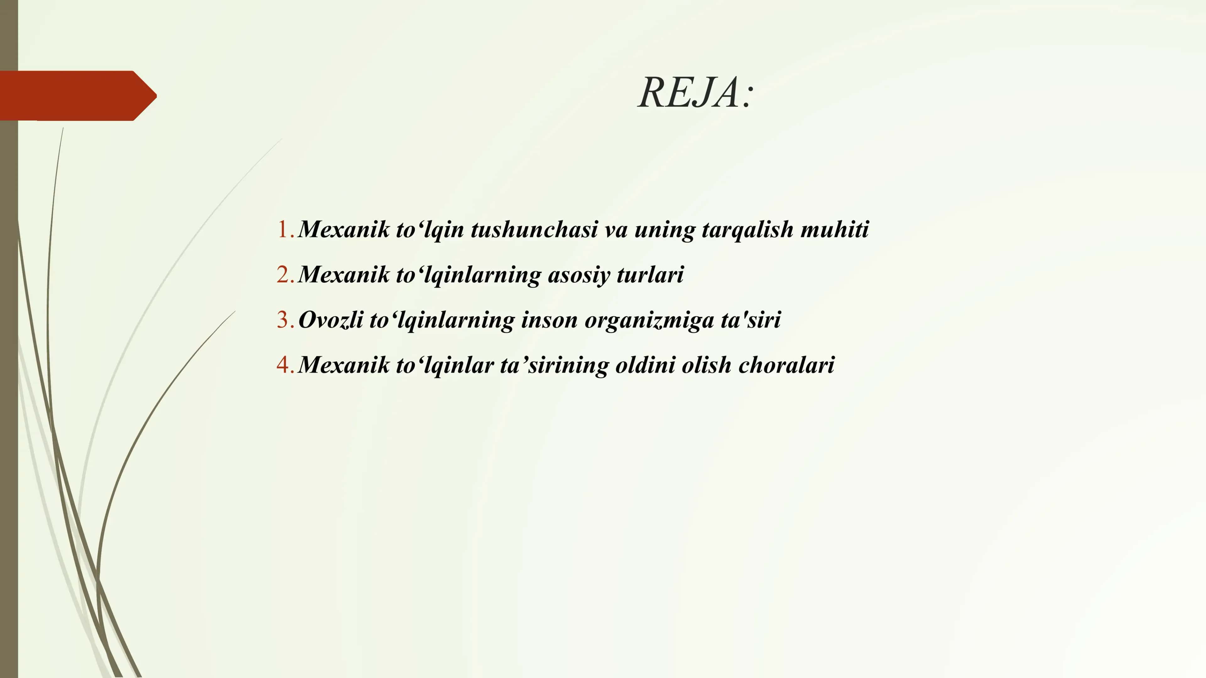 Mexanik TO‘LQINLARNING INSON ORGANIZMIGA TA'SIRI 3