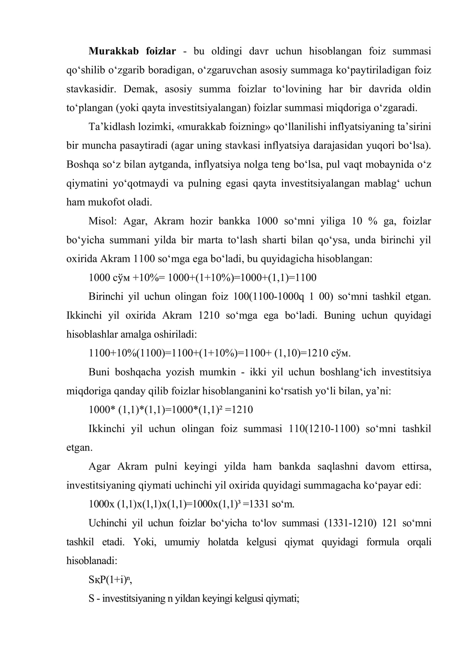 Moliyaviy menejmentning matematik asoslari 3