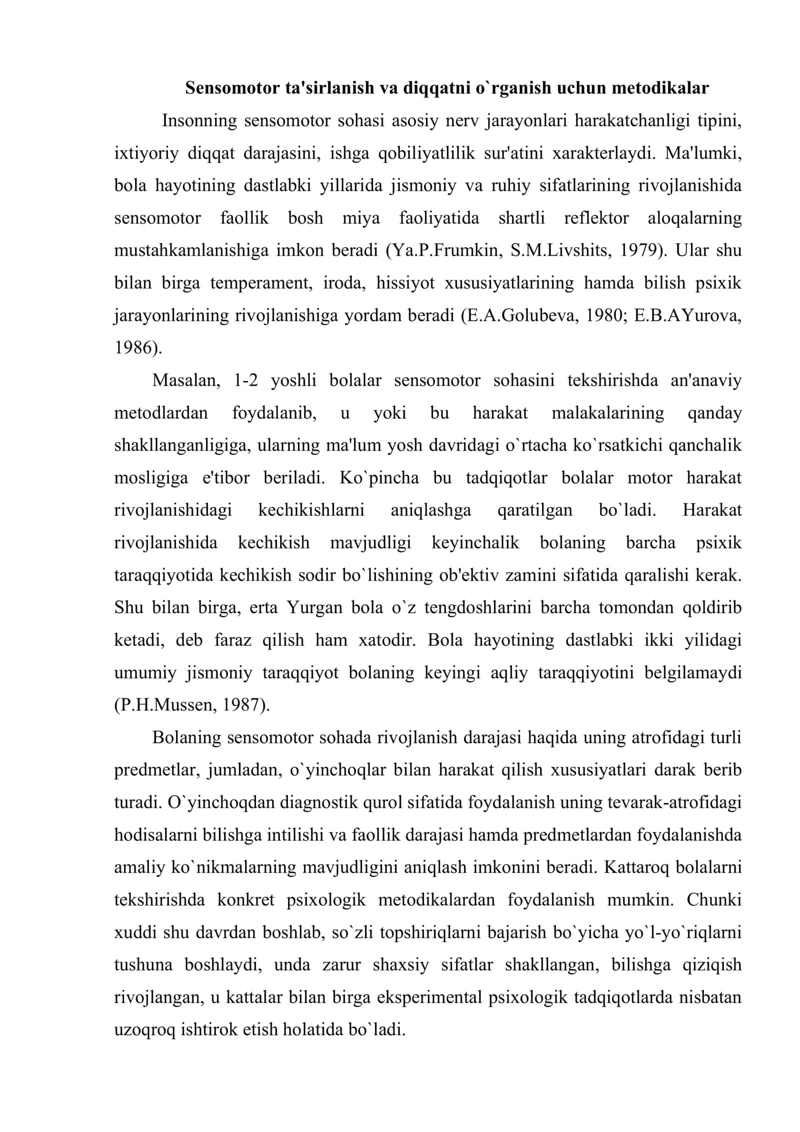 Bilish jarayonlari psixodiagnostikasi 3