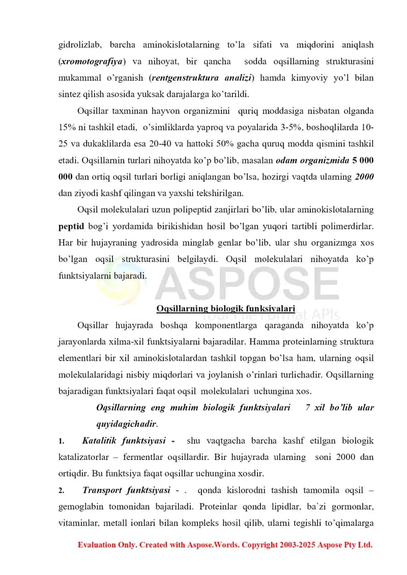 Oqsillarning izoelektrik nuqtasini aniqlash 3