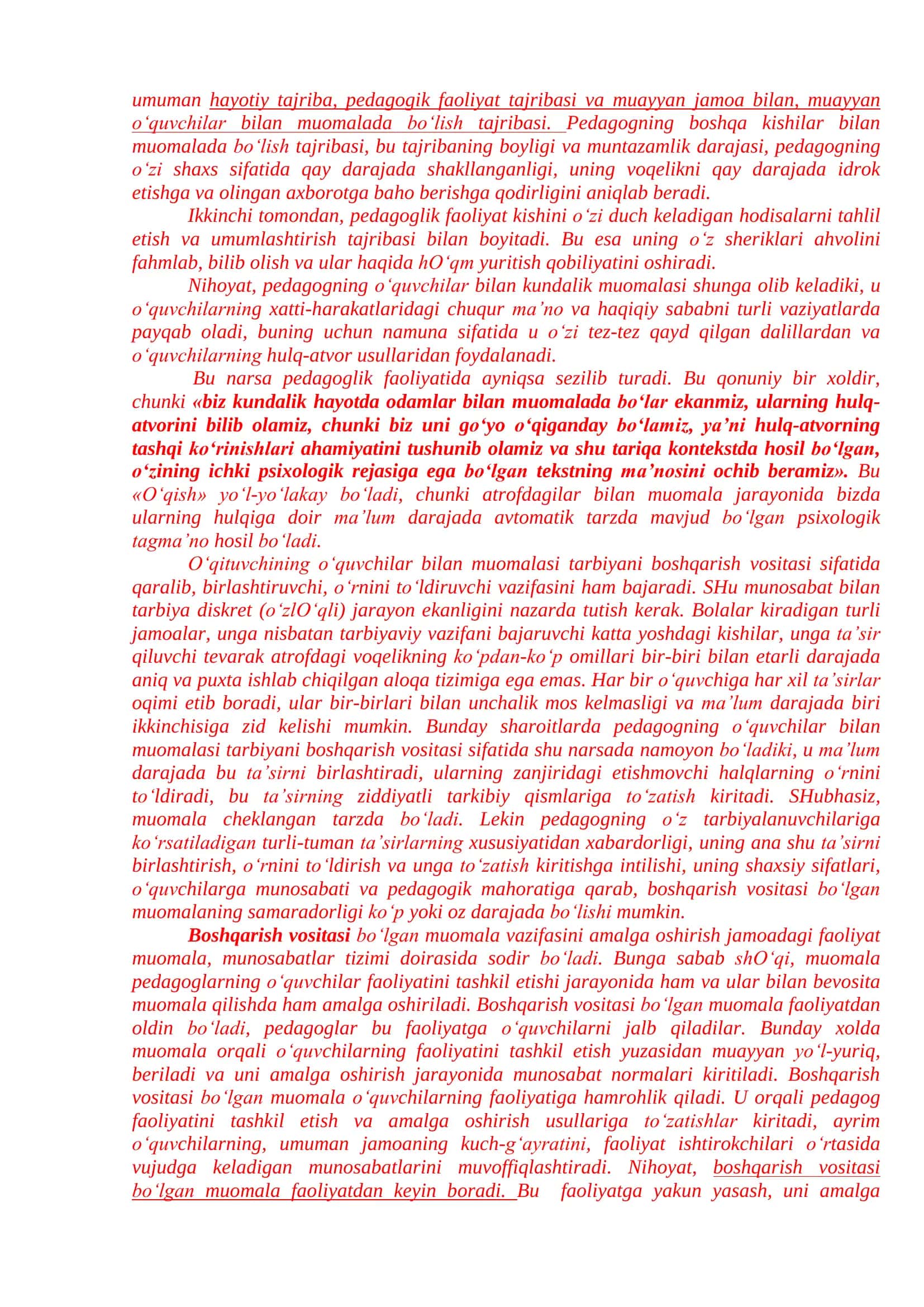 PEDAGOGIK MULOQAT – O‘QITUVCHINING PROFESSIONAL QUROLI SIFATIDA 3