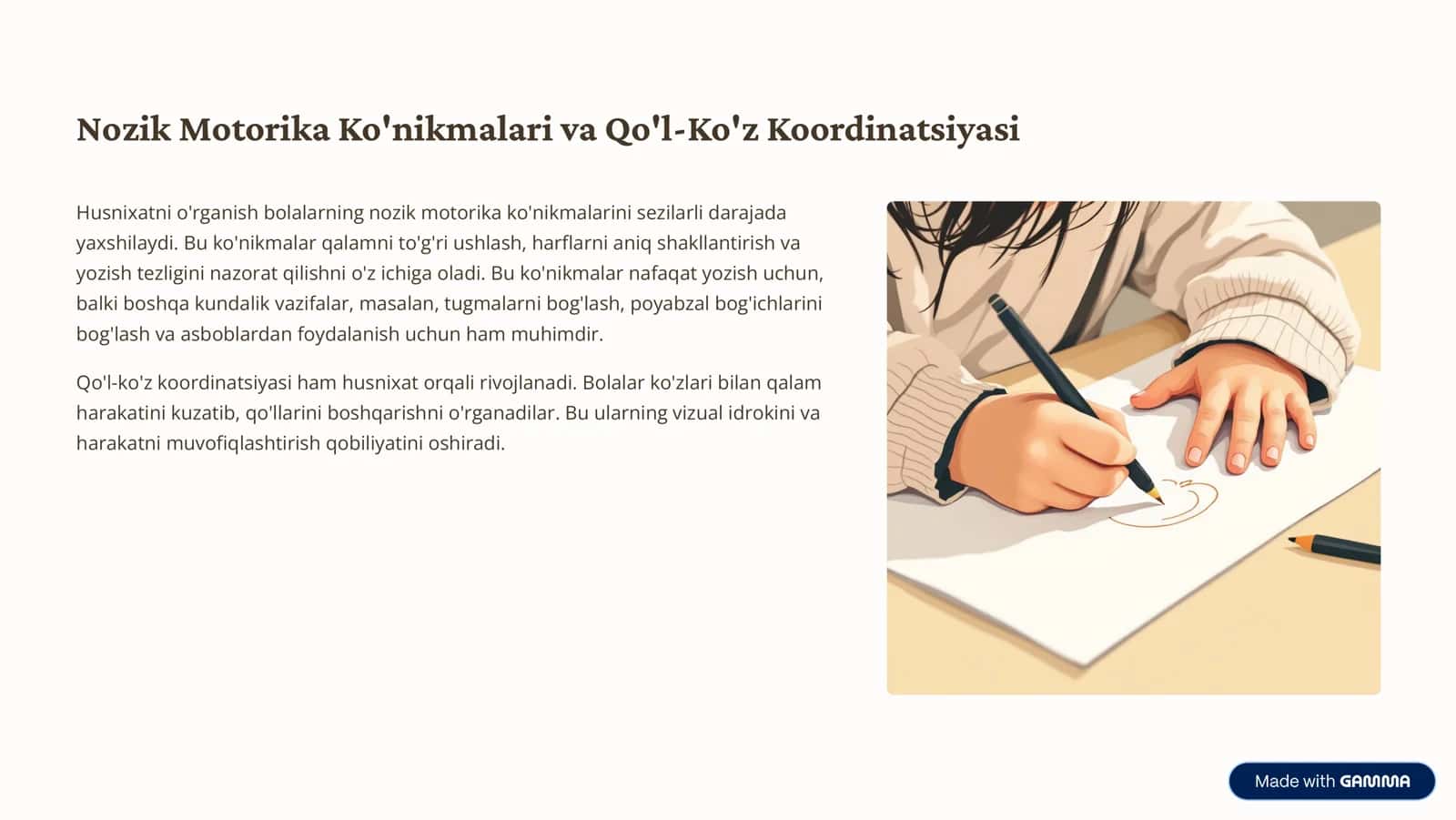 Husnixatga O'rgatishning Ahamiyati 3