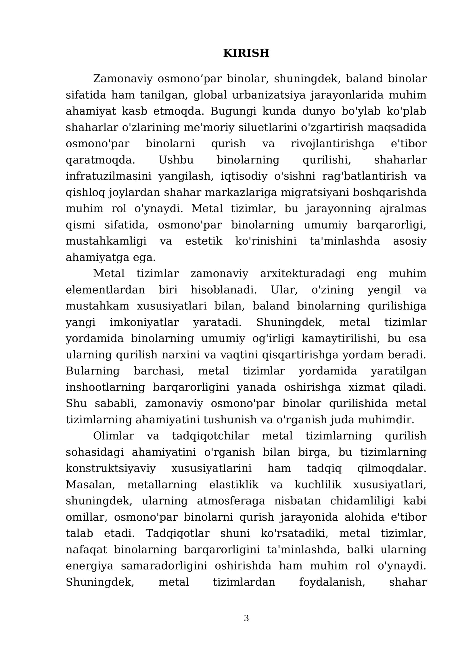 Zamonaviy osmono’par binolarda metal tizimlar 3