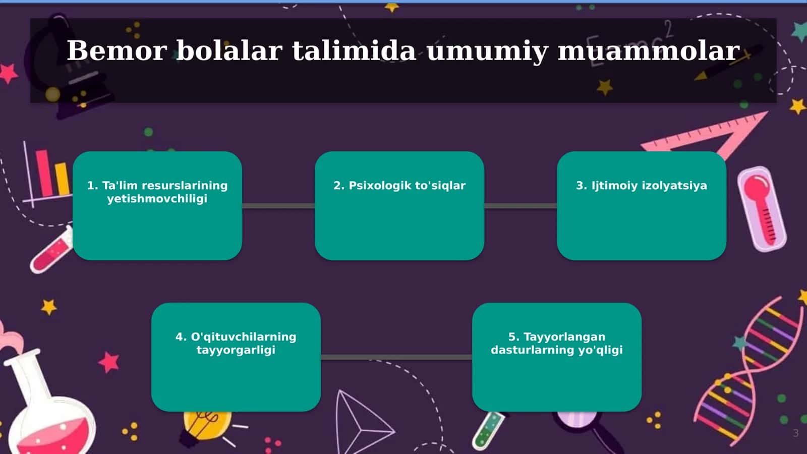 Bemor bolalar talimi oldida turgan muammolar va ularning yechimlari 3