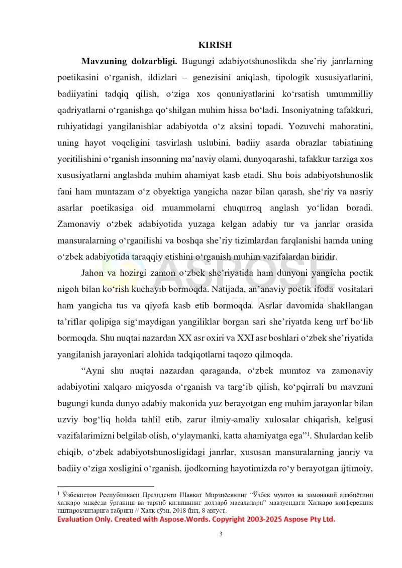 Zamonaviy O‘zbek adabiyotida Mansura janri 3