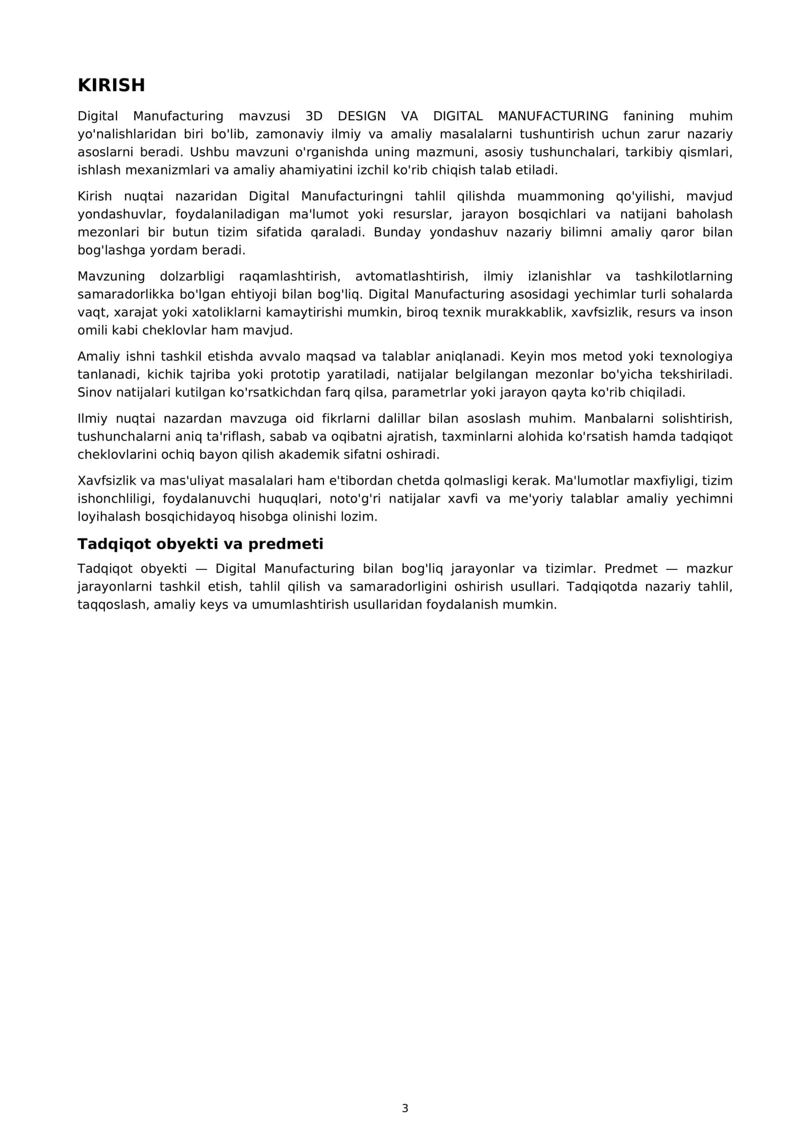 Digital Manufacturing 3