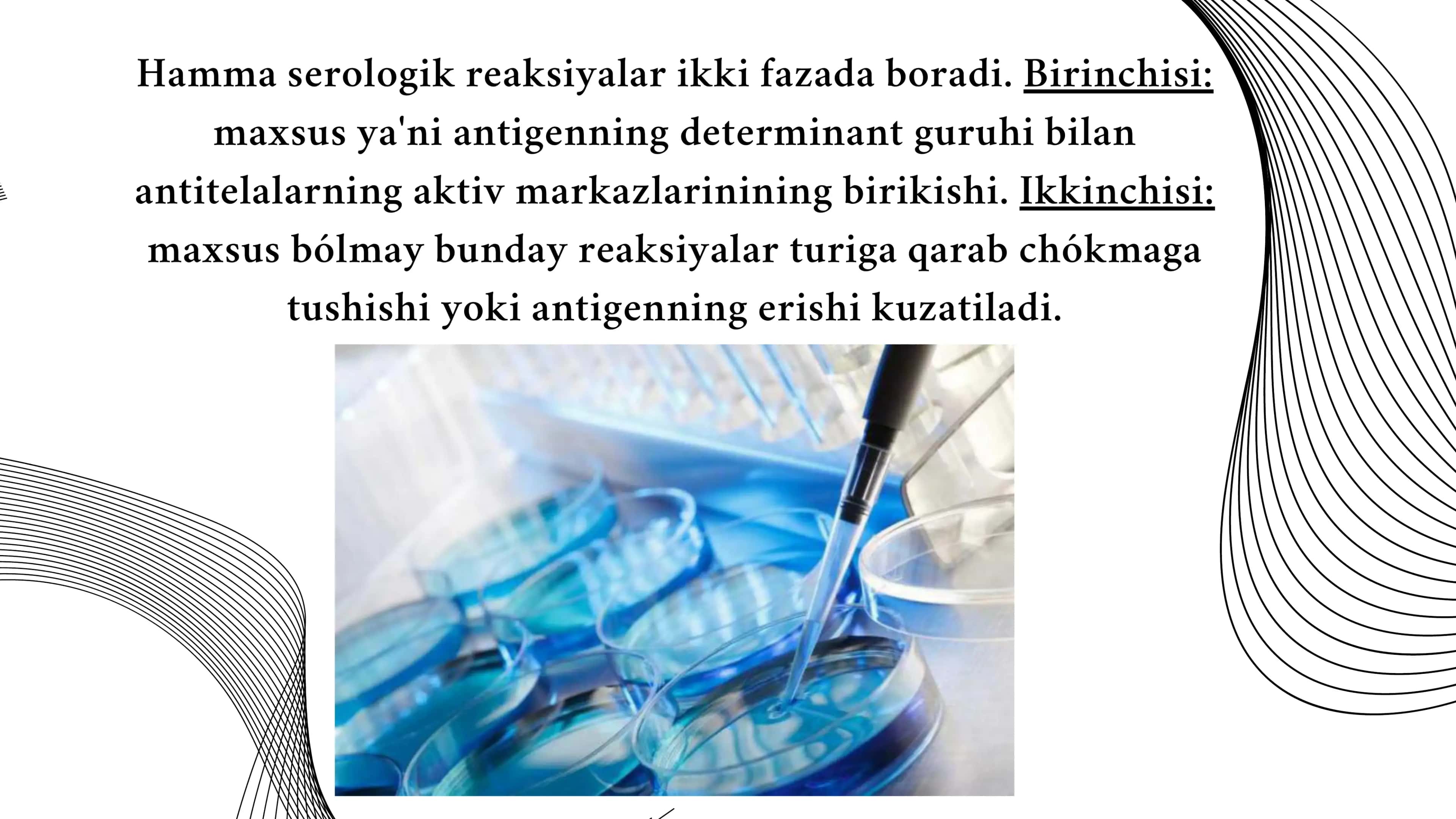 Serologik reaksiyalar va ularnining amaliyotda qoʻllanilishi 3