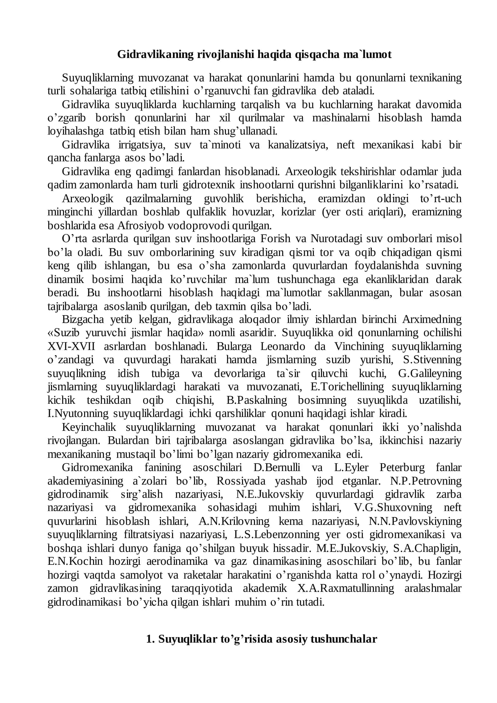 SUYUQLIKLARNING ASOSIY VA FIZIK XOSSALARI 3