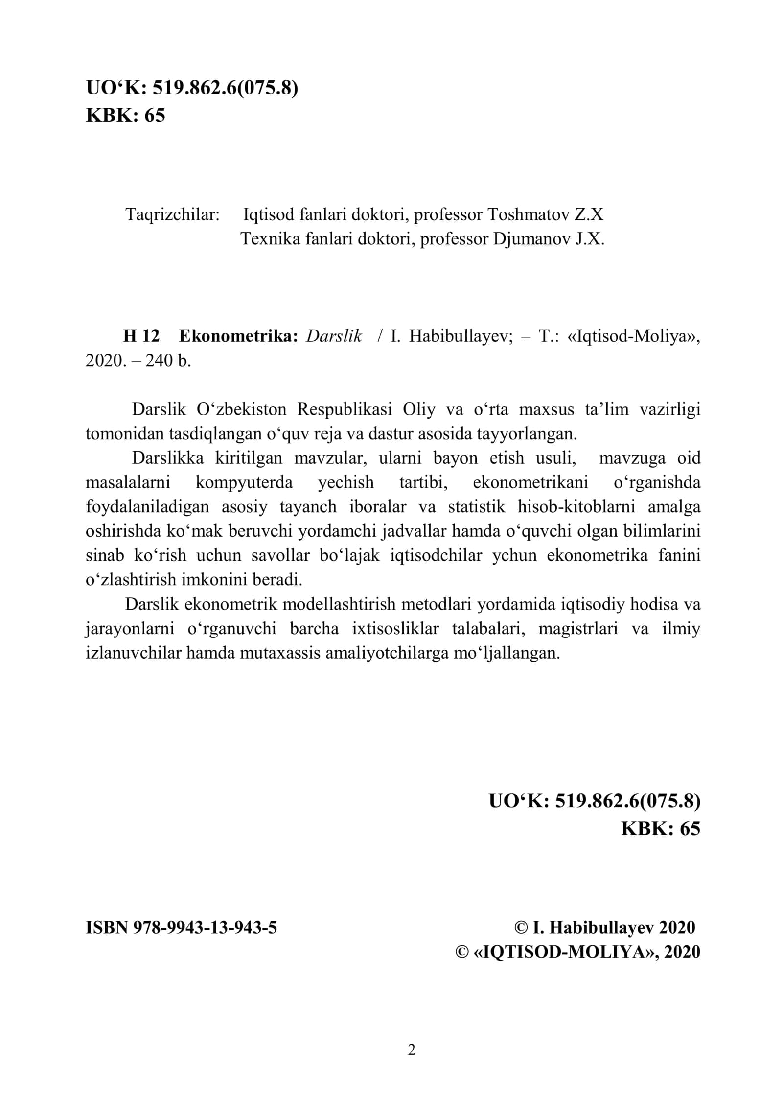 EKONOMETRIKA 3