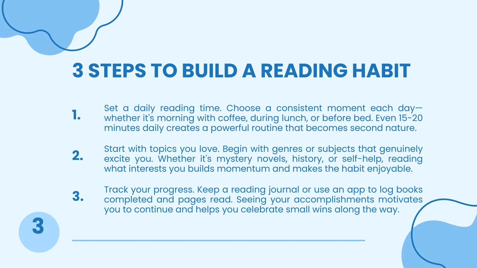 THE IMPORTANCE OF READING BOOKS 3