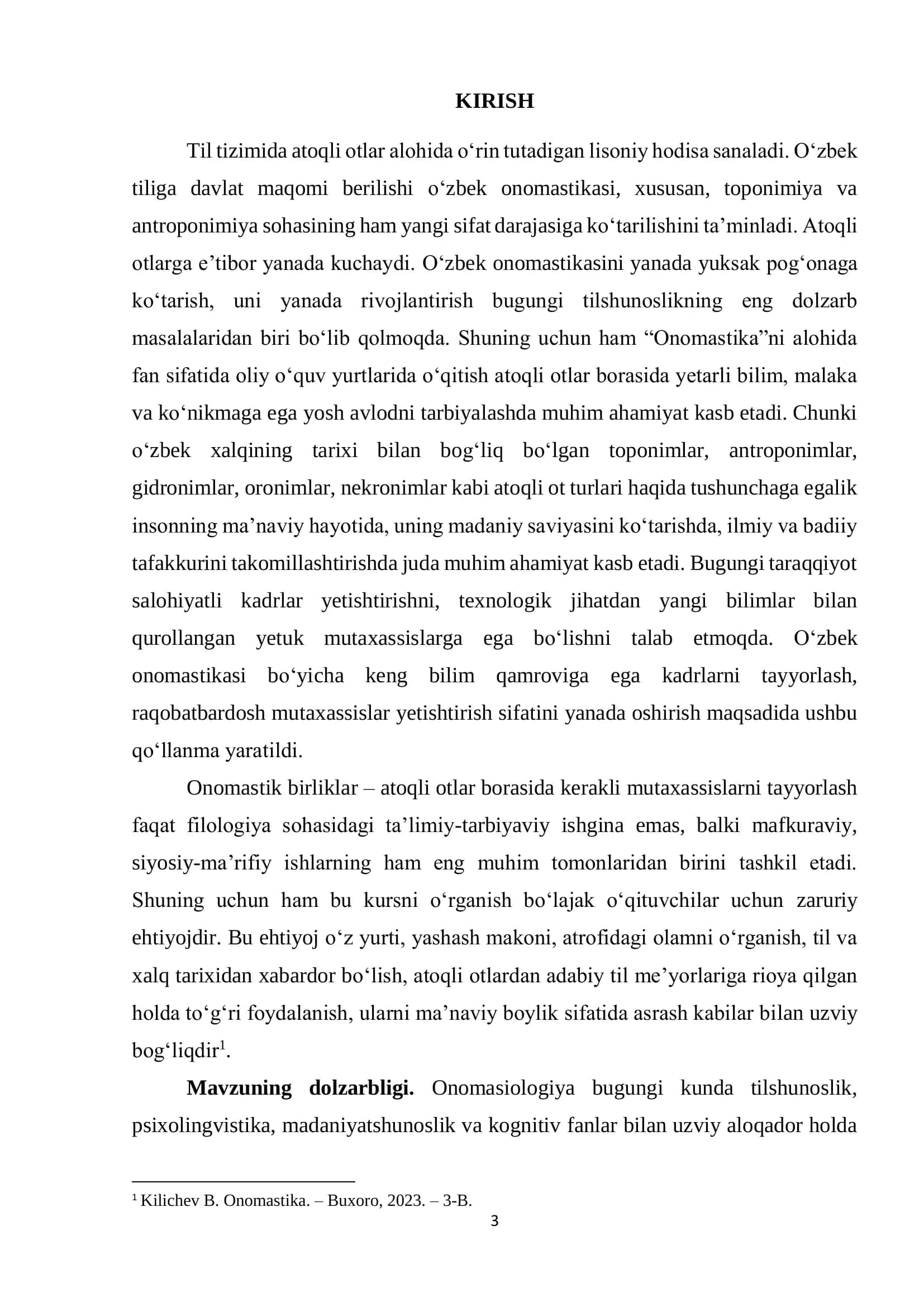 O‘ZBEK TILI ONOMASIOLOGIYASI 3