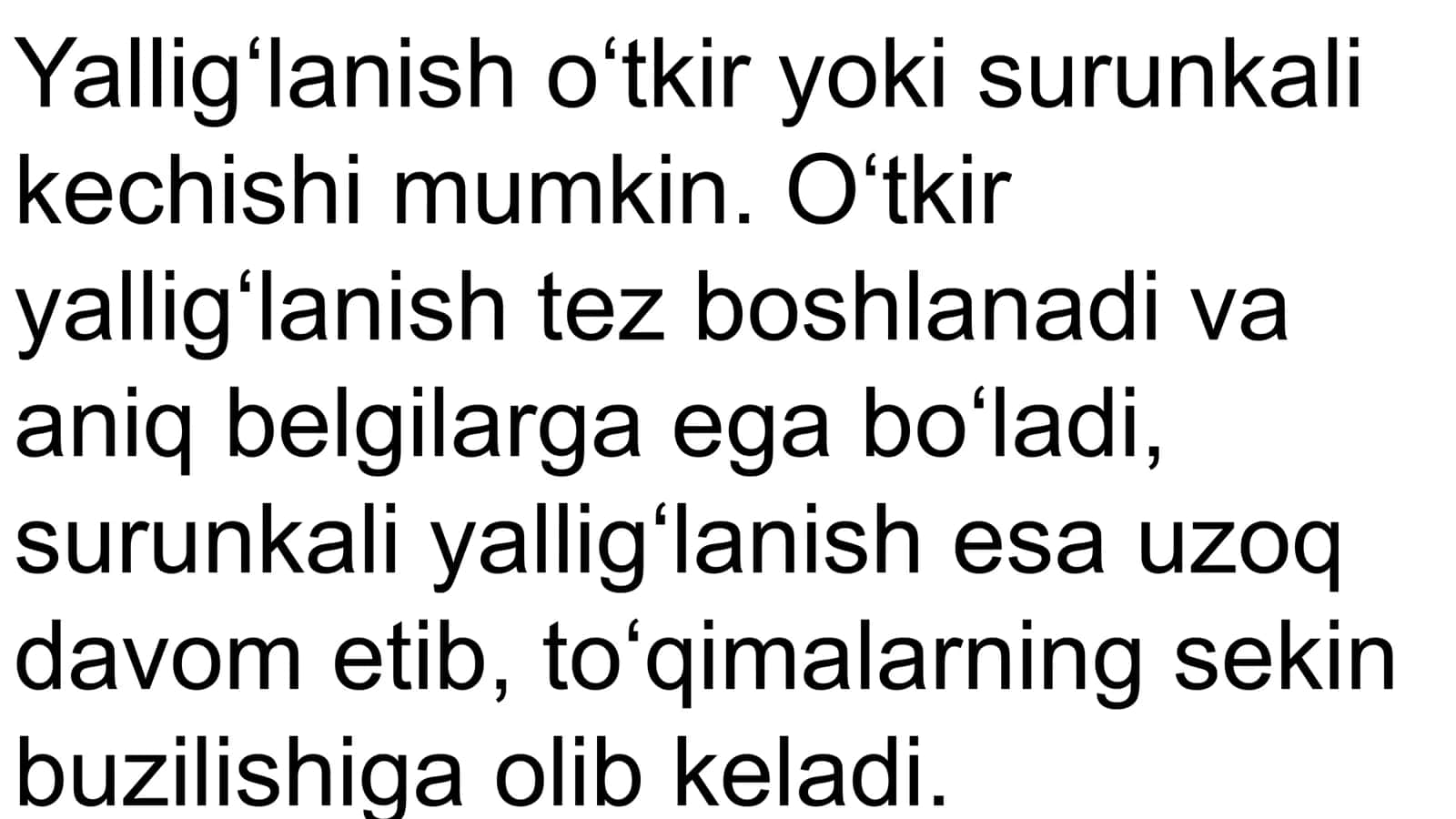 Yalliğlanish bosqichlari 3