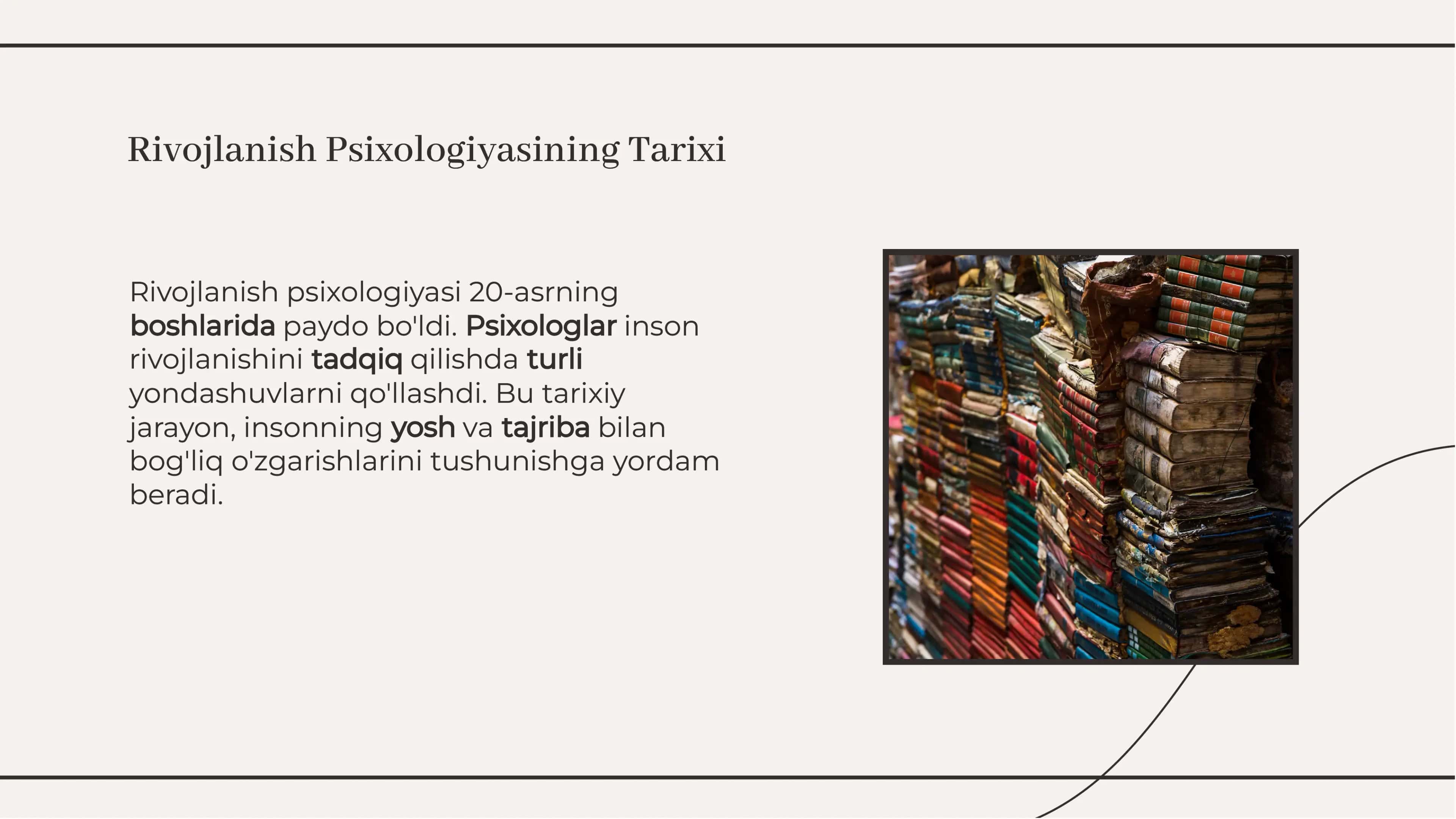 Rivojlanish psixologiyasining tarixi va rivojlanishi 3