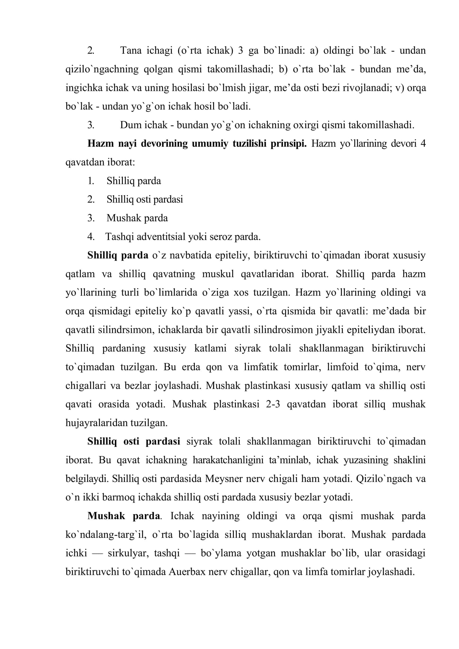 Ovqat hazm qilish tizimi 3