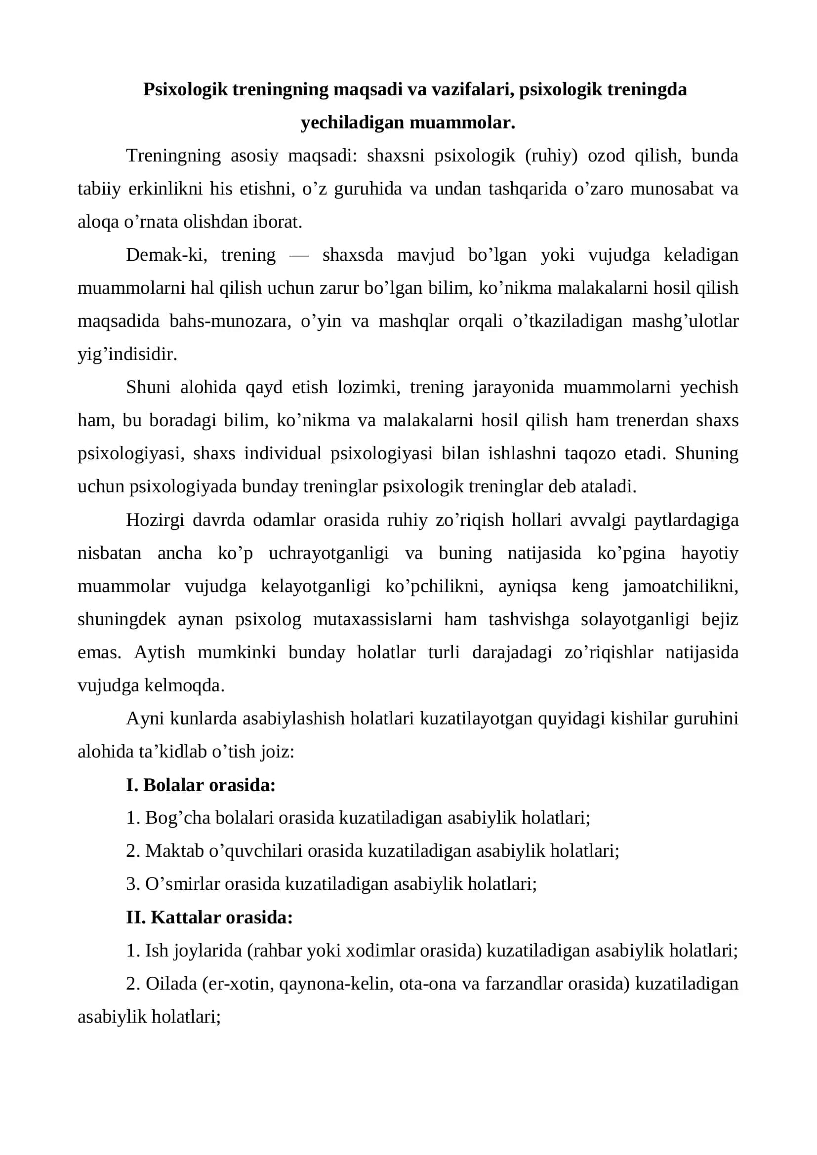 Psixologik treninglar 3