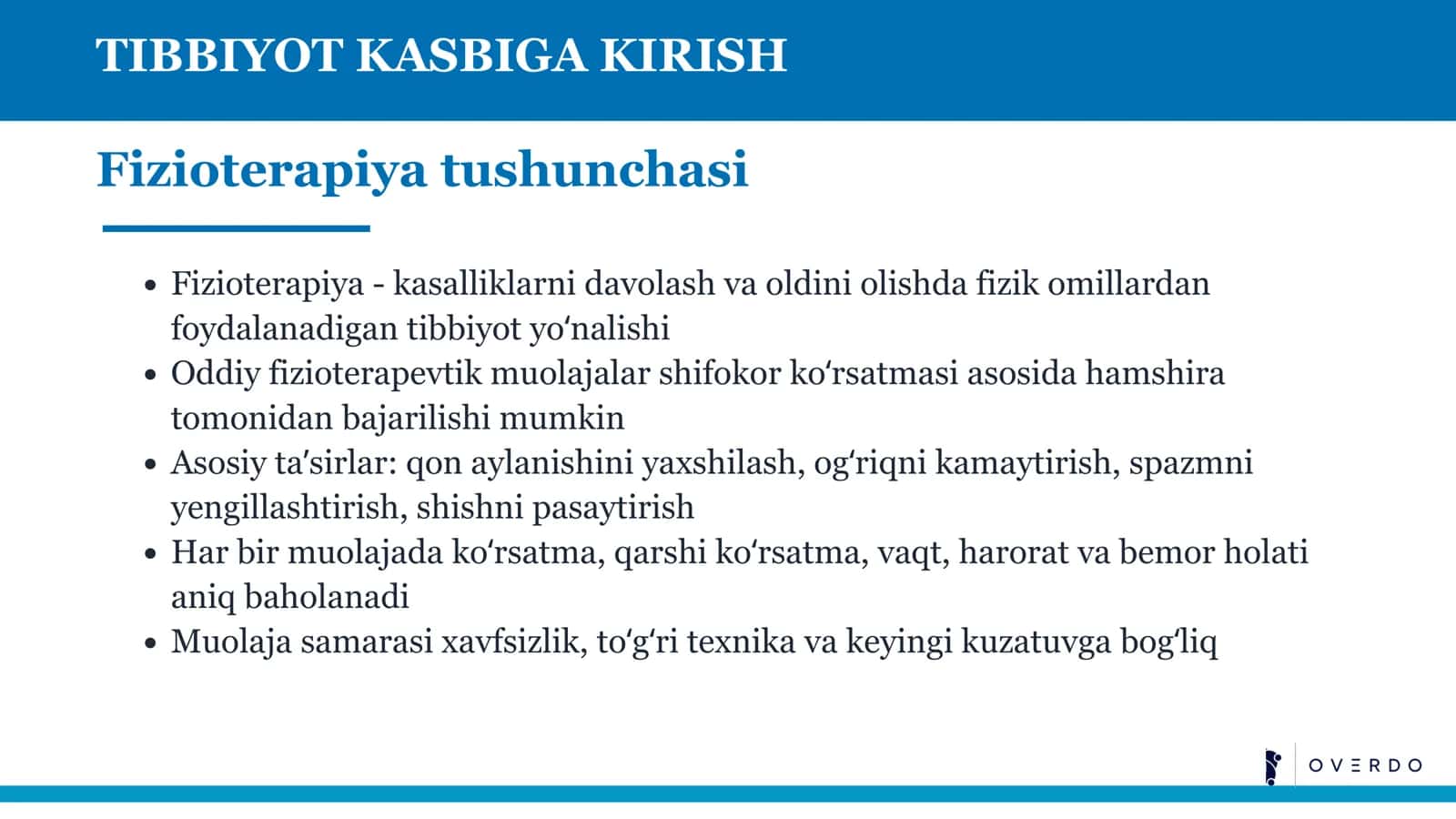 Fizioterapiya tushunchasi va fizik omillar 3