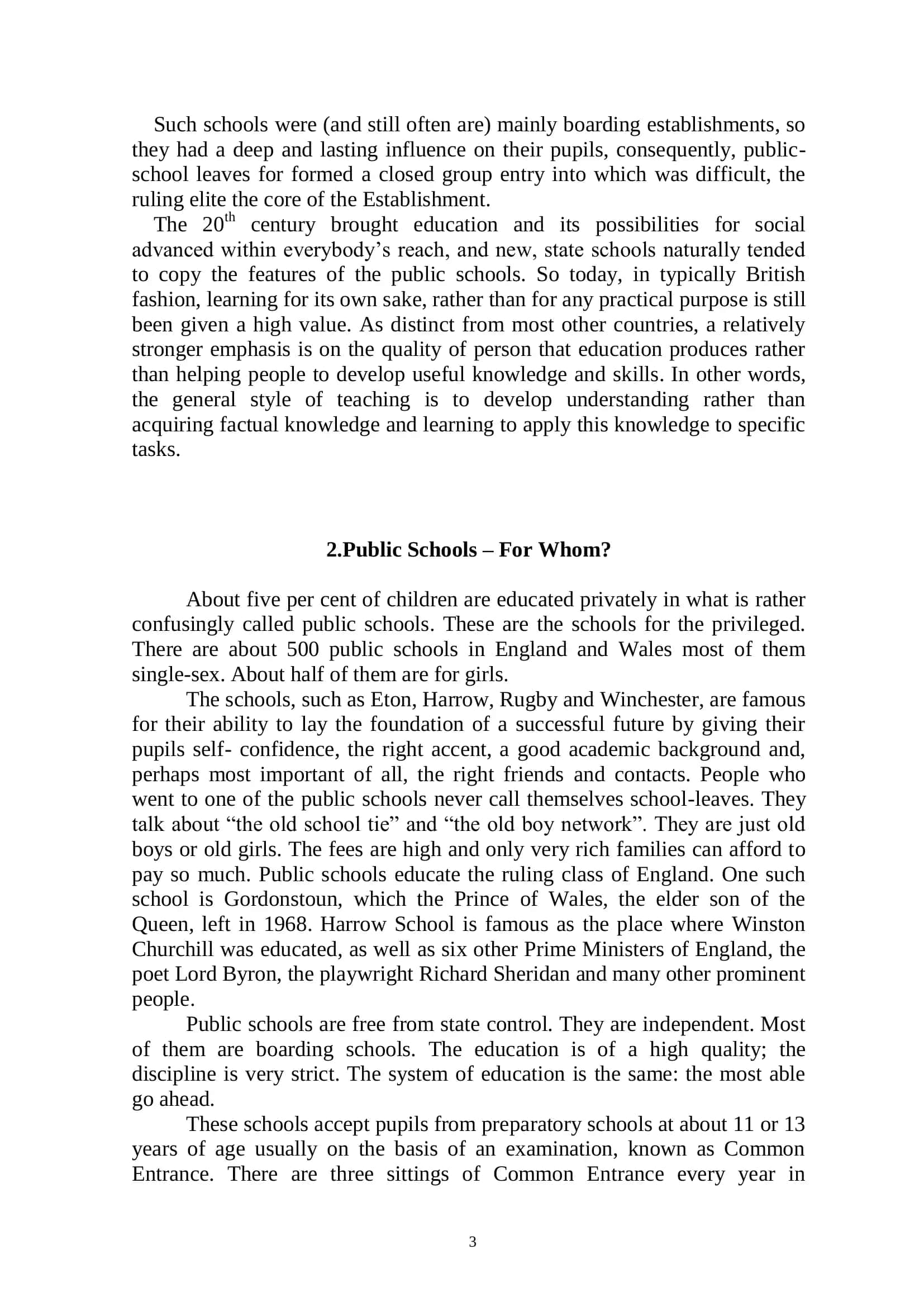 Education in Great Britain 3