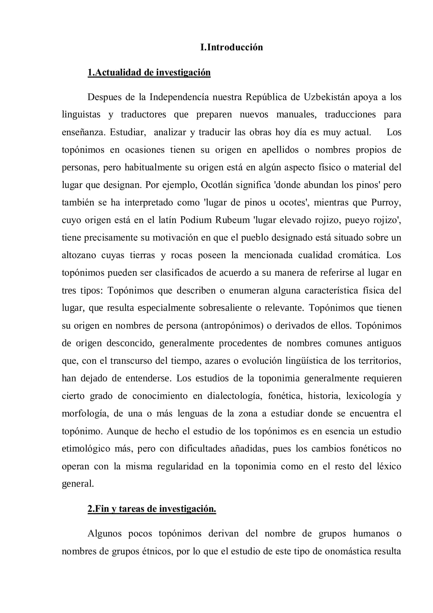 Semántica de los toponimos su traducción 3