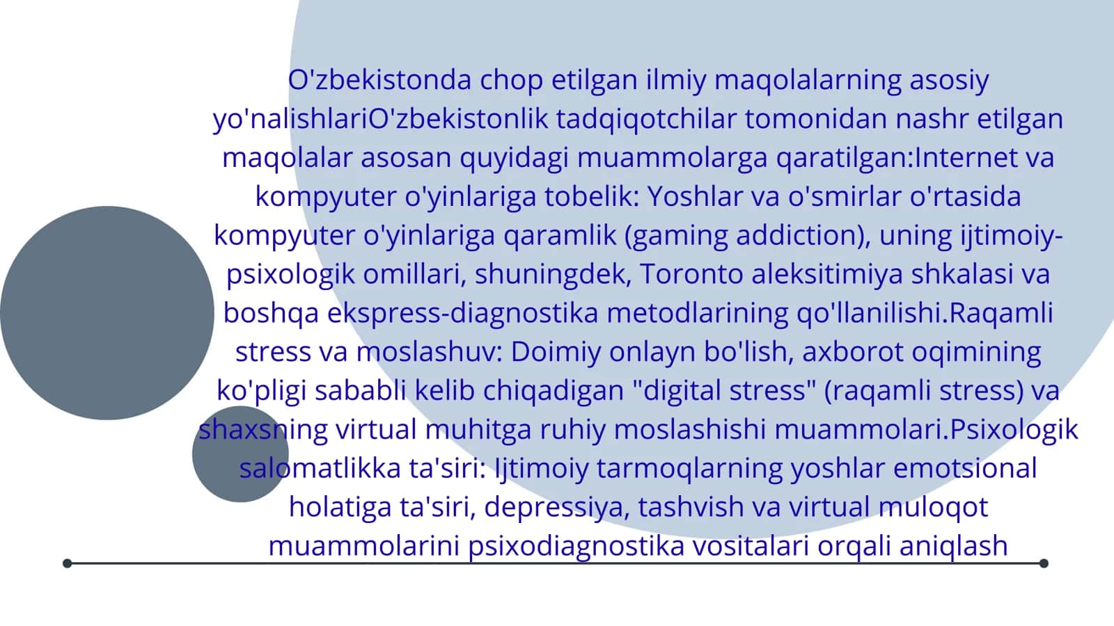 Raqamli texnalogiyalarni qŏllash: tobelik psixodeagnostikasi 3
