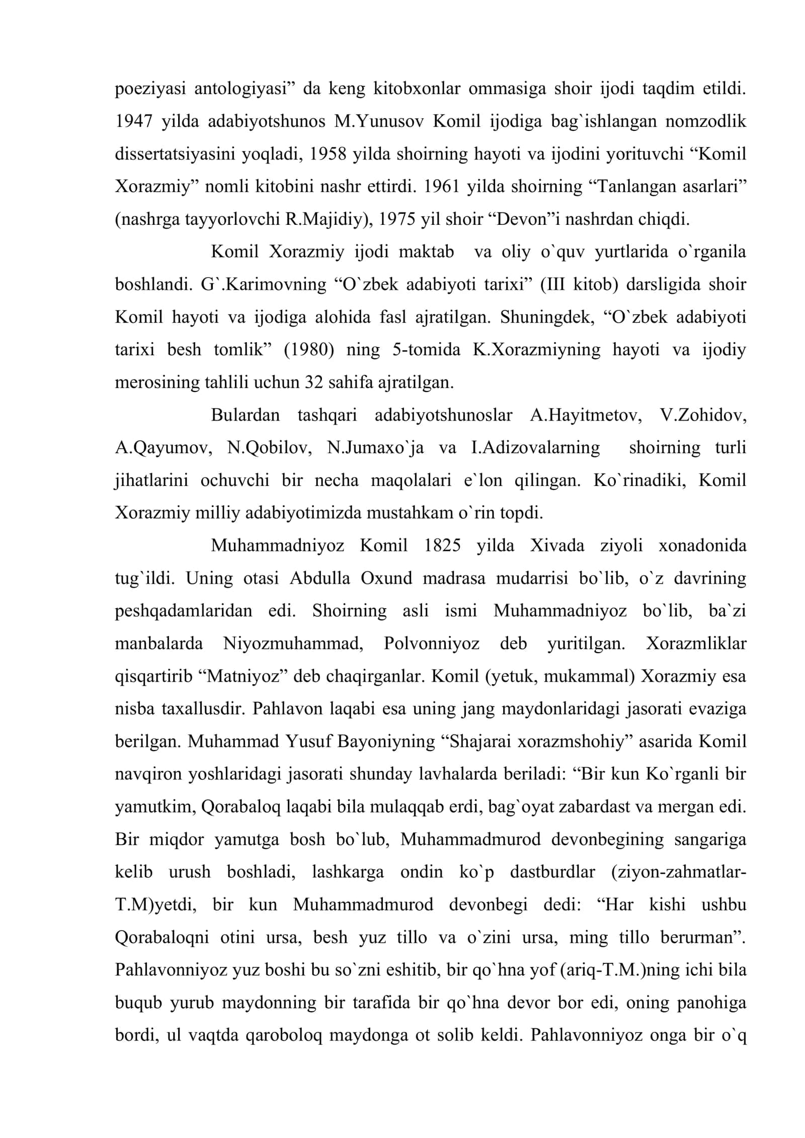 Komil Xorazmiy hayoti va ijodi 3