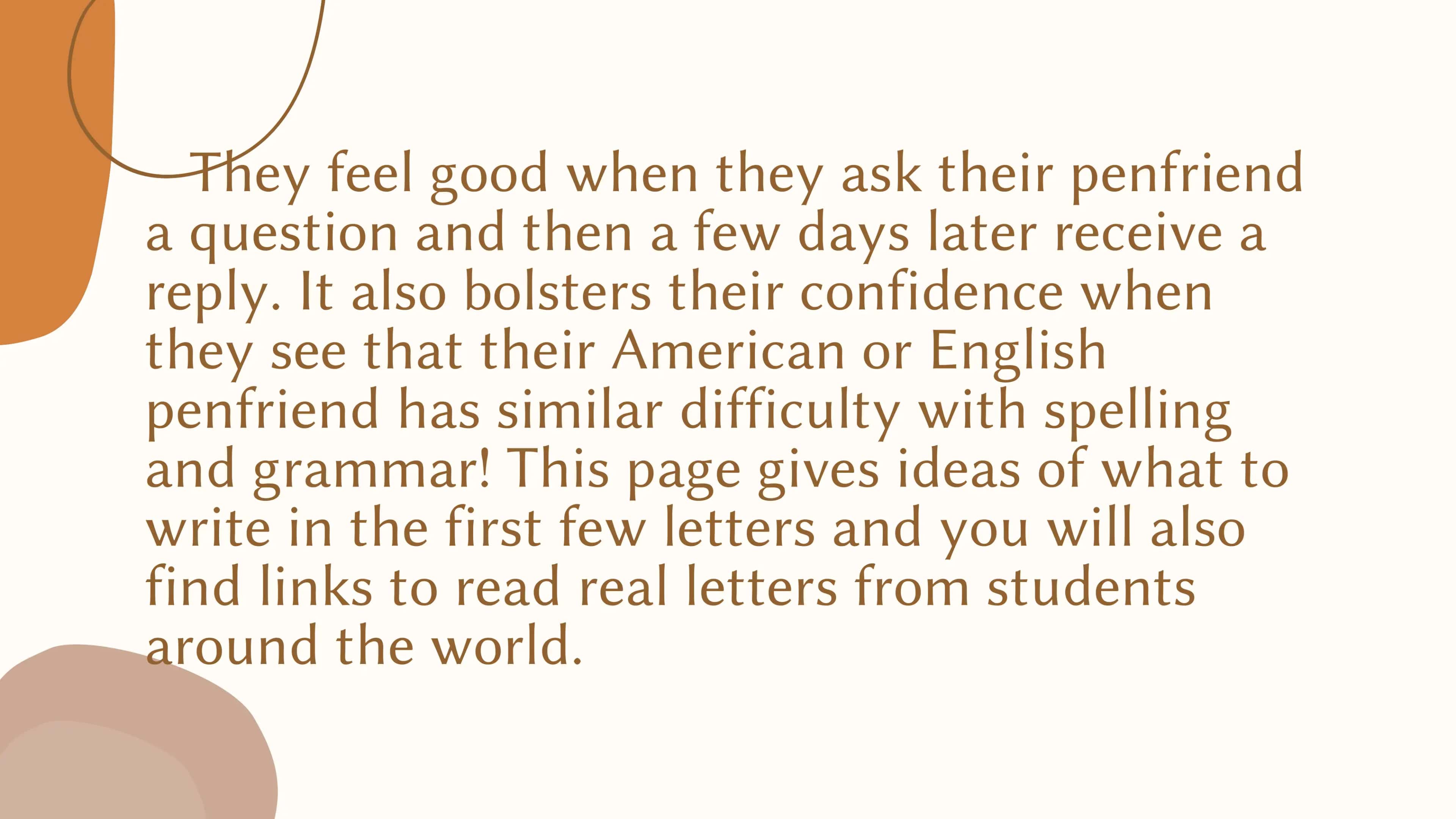 Letter to a new pen-friend 3