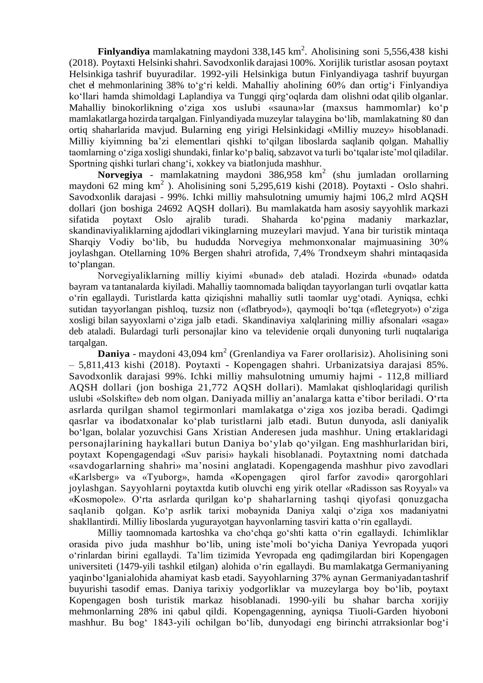 Yevropa regioni turizm geografiyasi 3