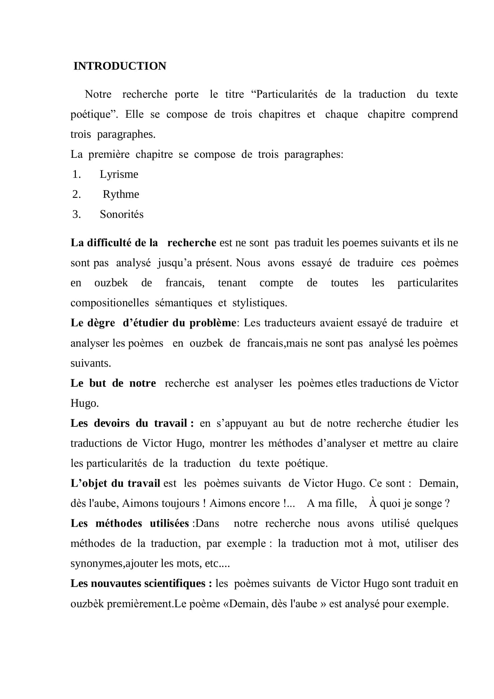 PARTICULARITES DE LA TRADUCTION DU TEXTE POÉTIQUE 3