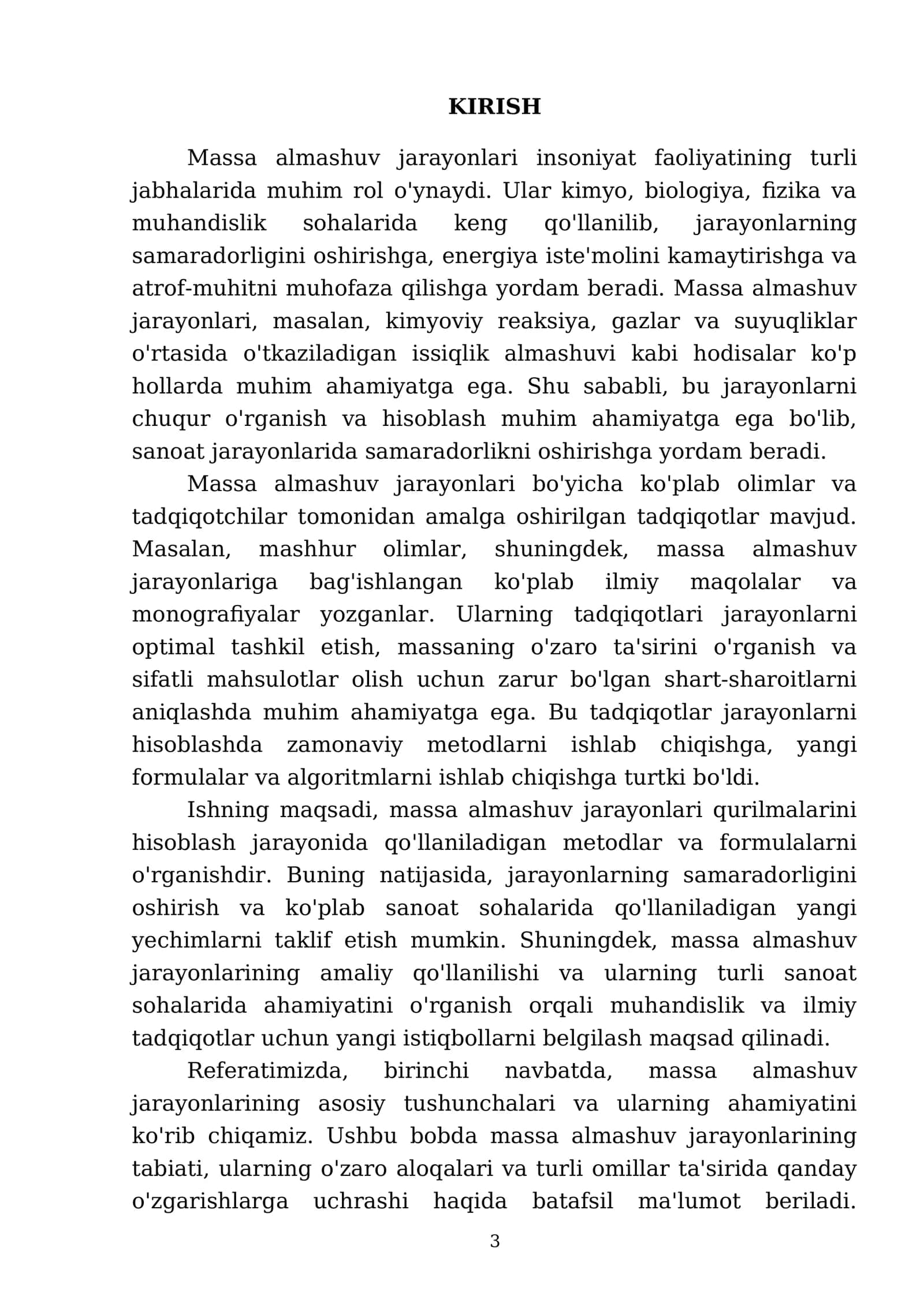 Massa almashuv jarayonlari qurilmalarini hisoblash 3