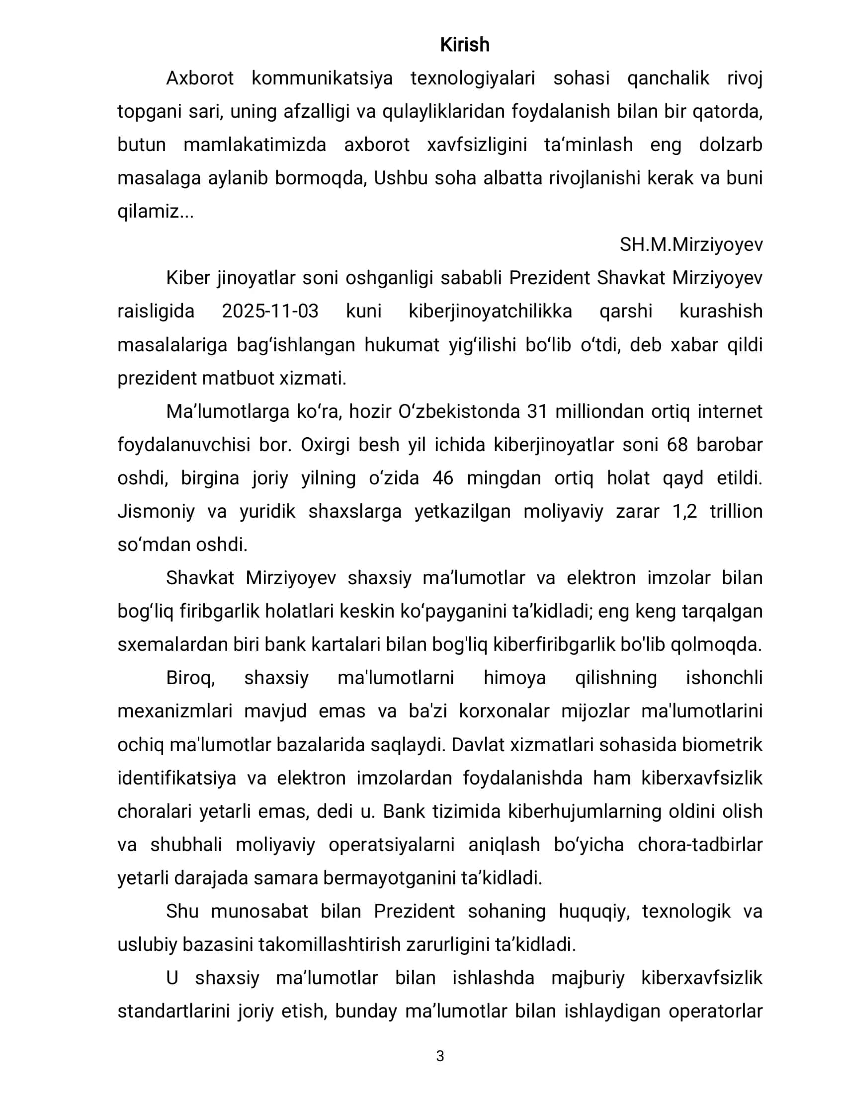 Informatikani o‘qitish metodikasi 3