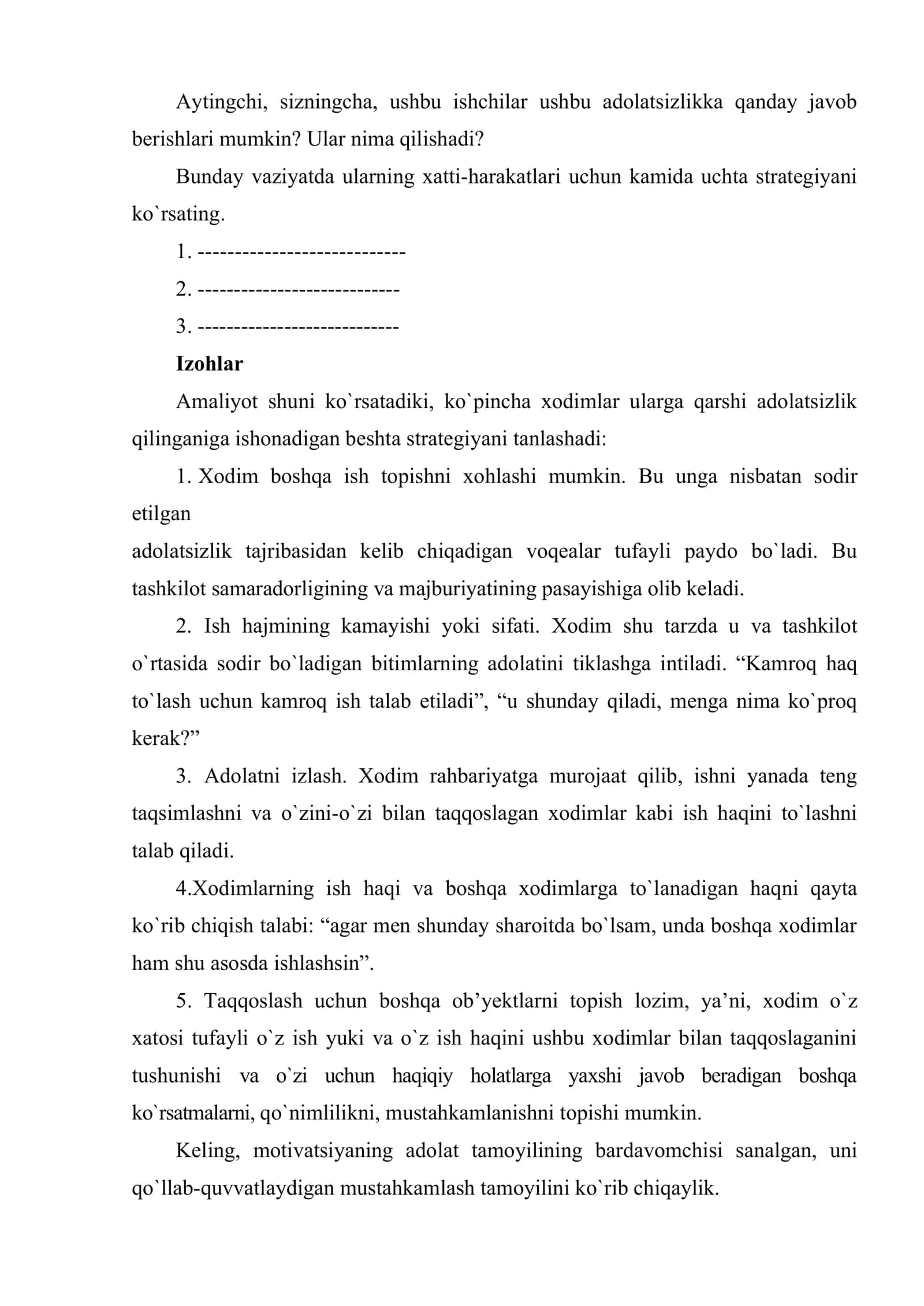Motivatsiya tamoyillari 3