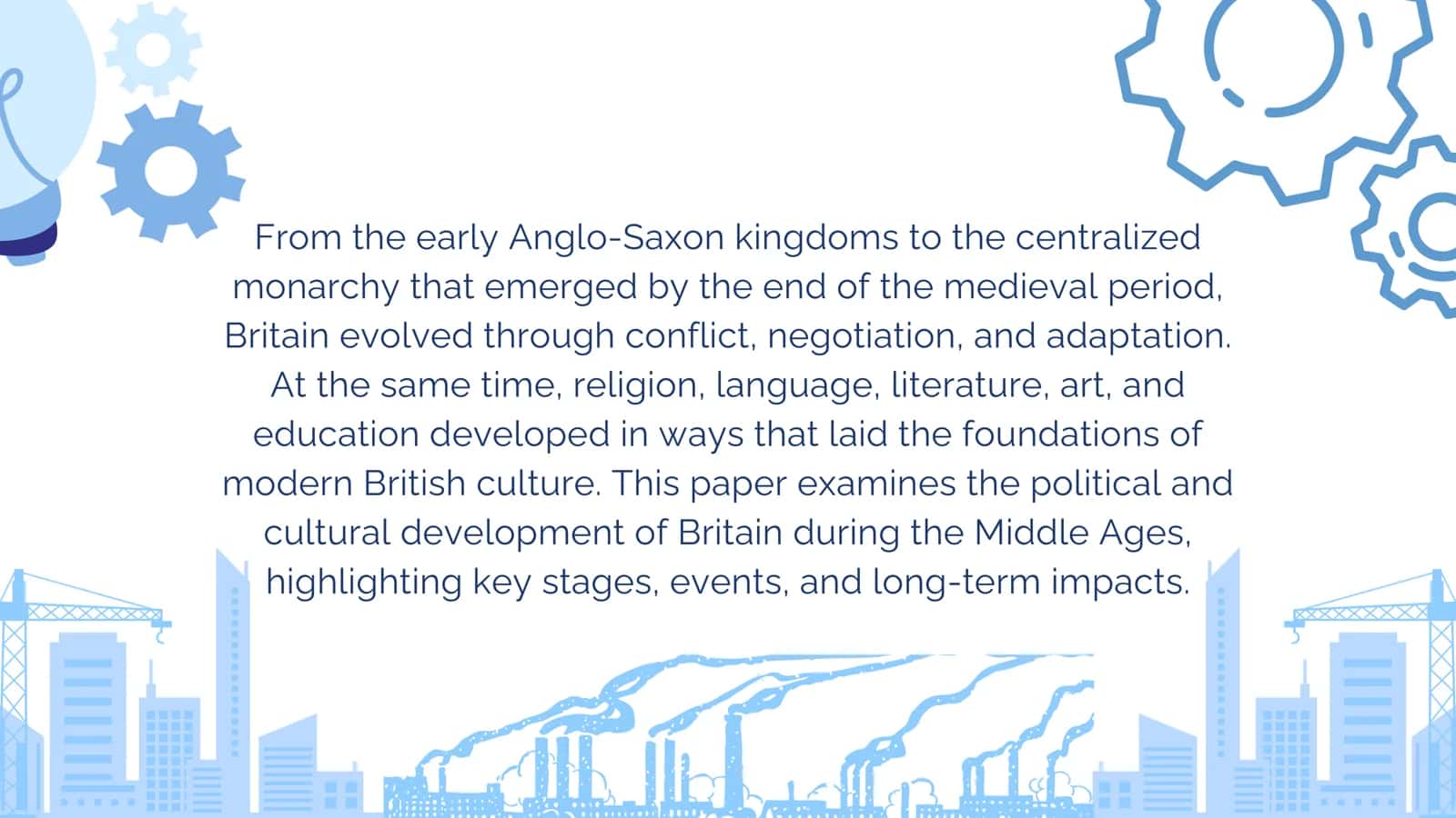Political and Cultural Development of Britain During the Middle Ages 3