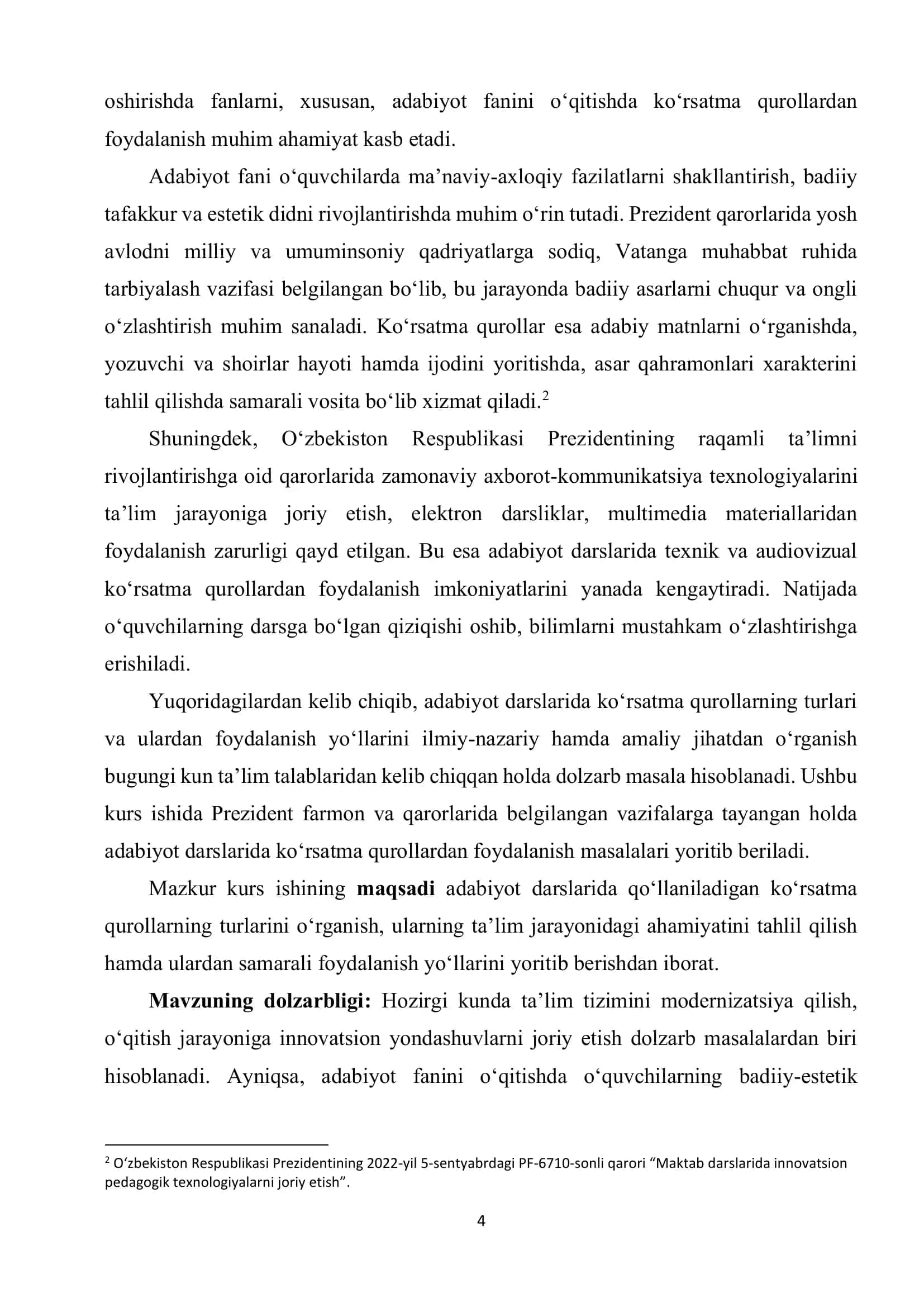 ADABIYOT DARSLARIDA KO‘RSATMA QUROLLARNING TURLARI VA ULARDAN FOYDALANISH YO‘LLARI 3