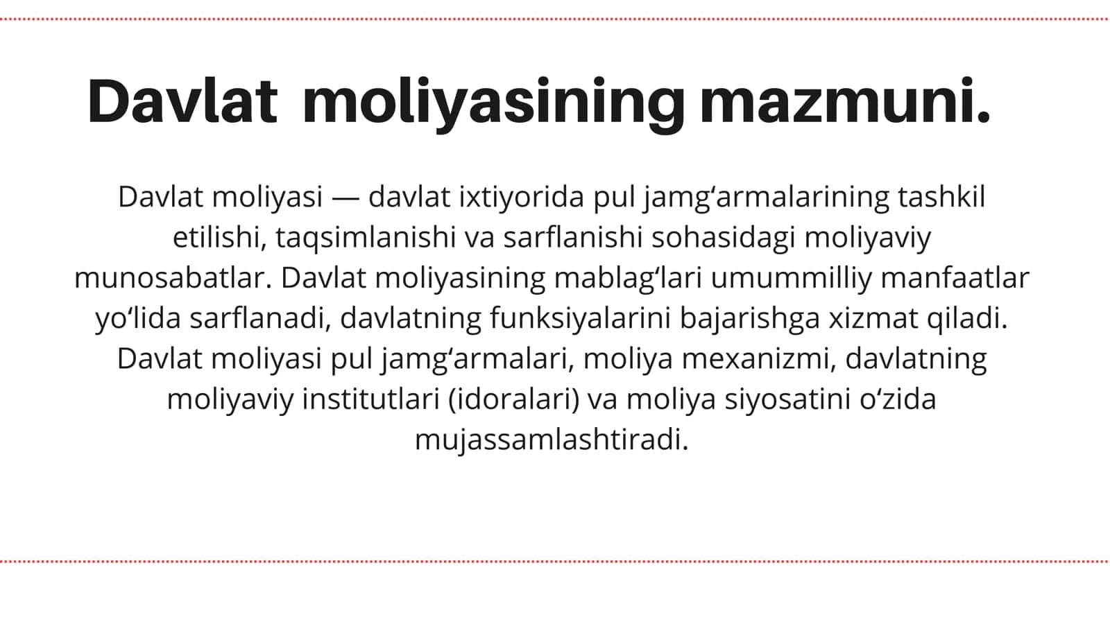Davlat moliyasining mazmuni 3