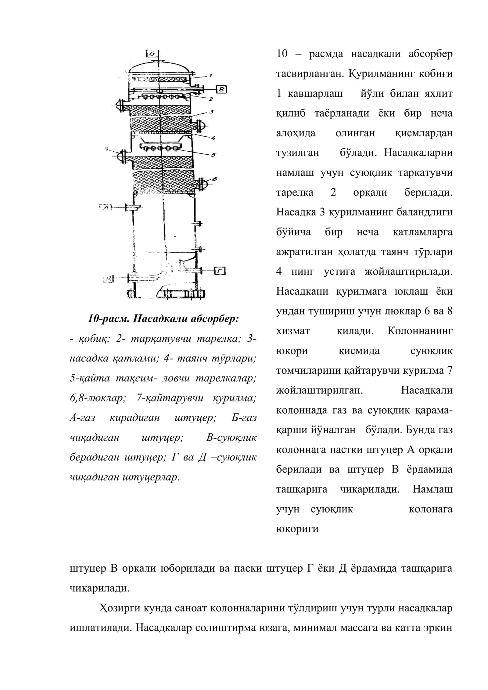 Модда алмашиниш қурилмалари 3