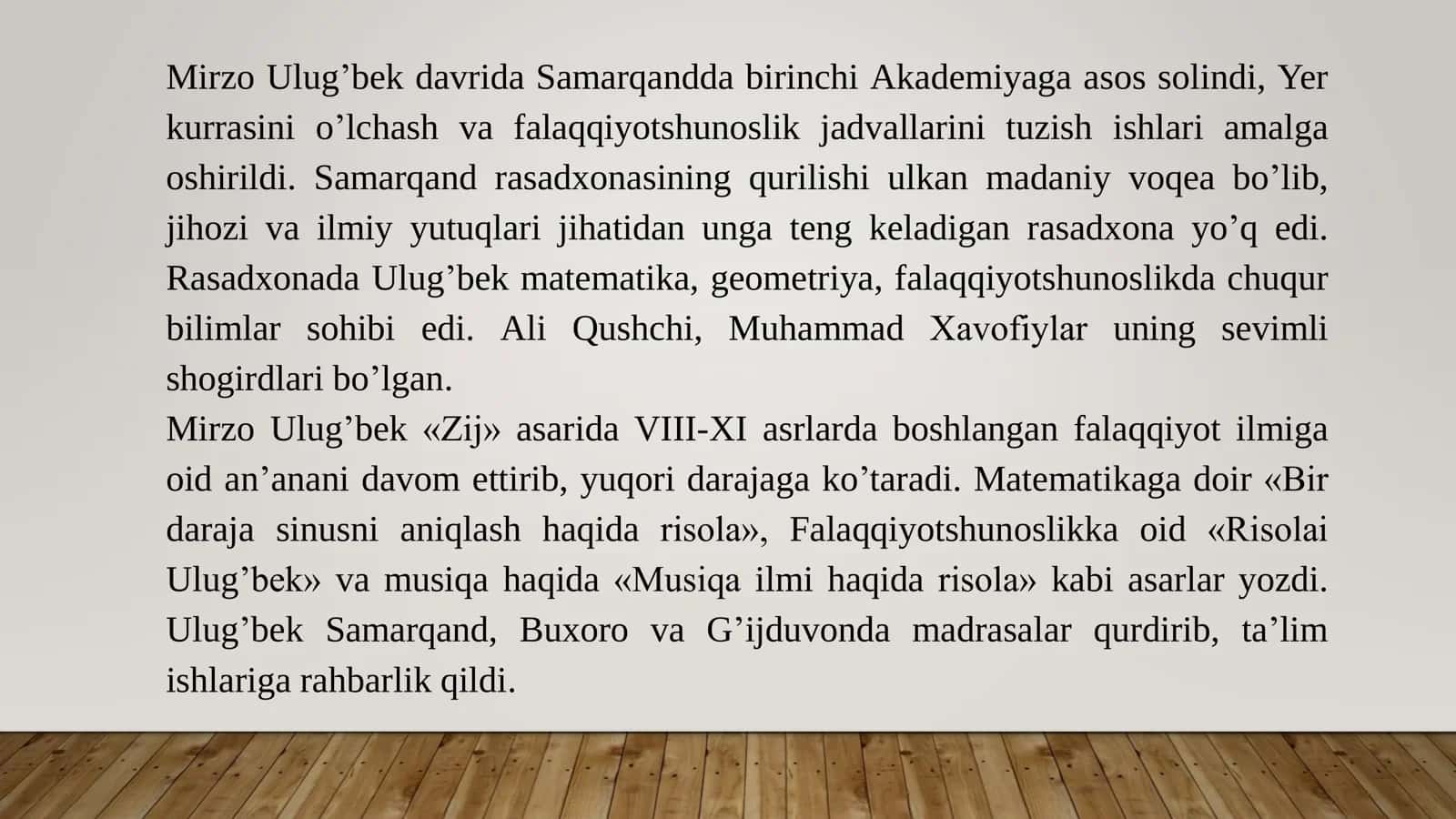 TEMURIYLAR DAVRI MATNSHUNOSLIGI 3