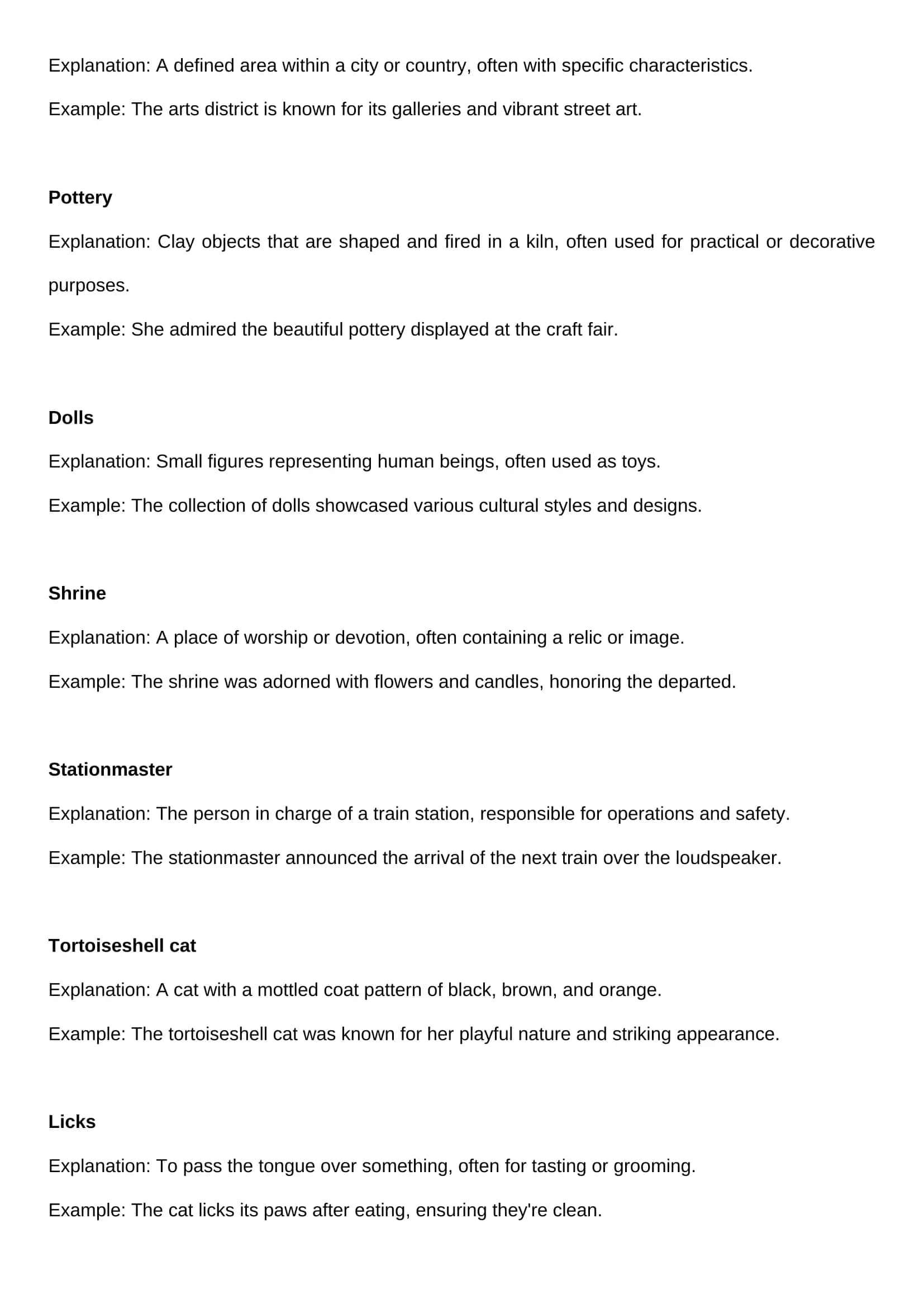 Vocabulary List 3