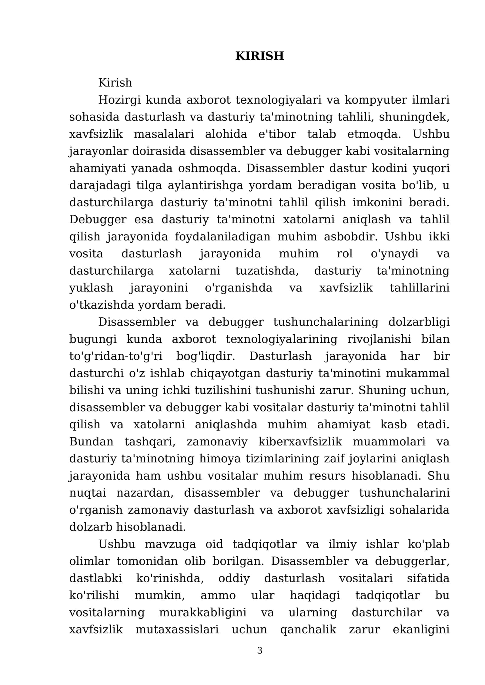 Disassembler va debugger tushunchasi 3