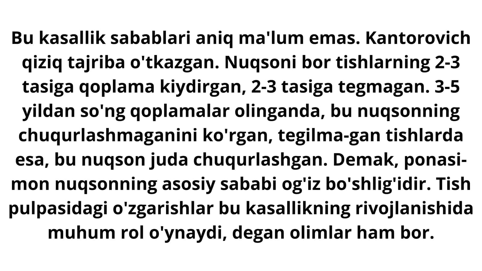 ponasimon nuqson va emal erriziyasi 3
