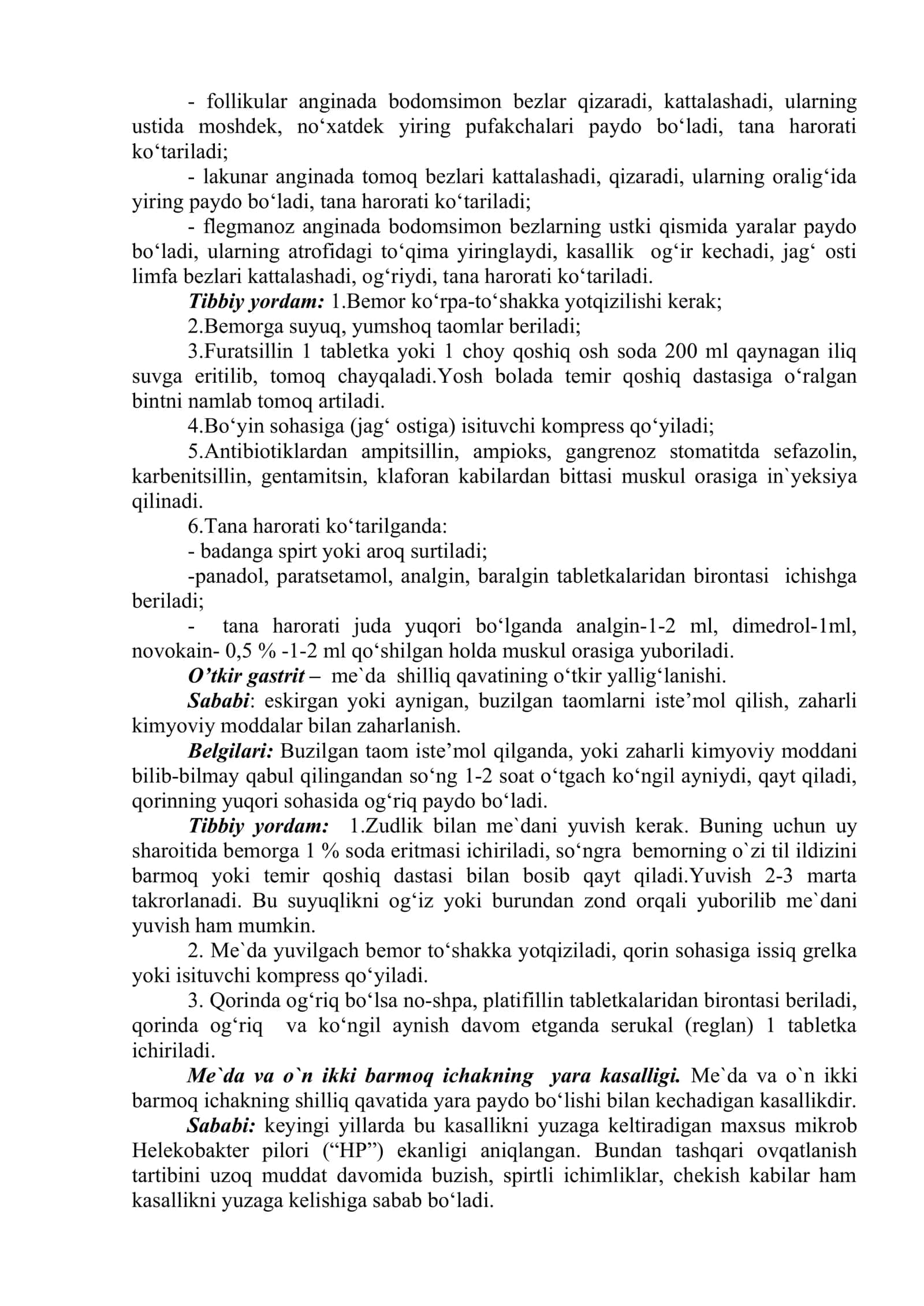 Ovqat hazm qilish a’zolari kasalliklari 3