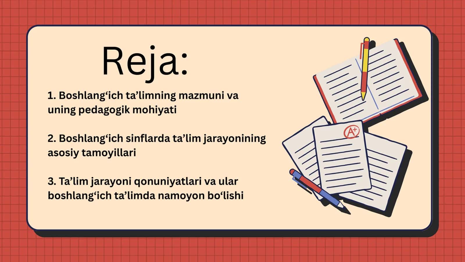Boshlang'ich Ta'limning Mizmuni va Pedagogik Mohiyati 3