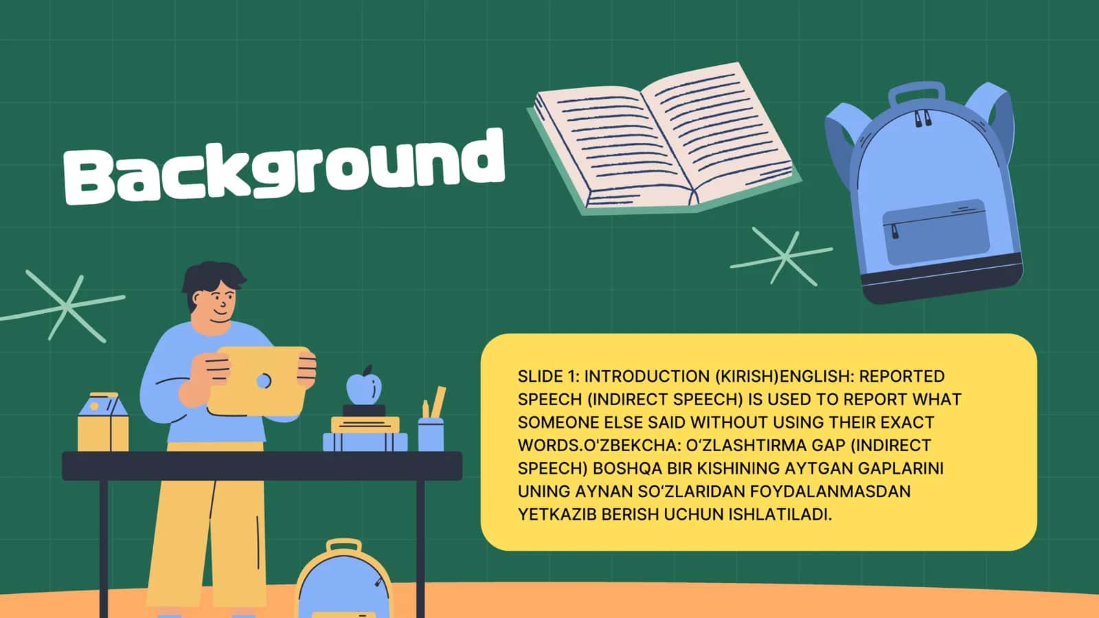 REPORTED SPEECH (INDIRECT SPEECH) 3