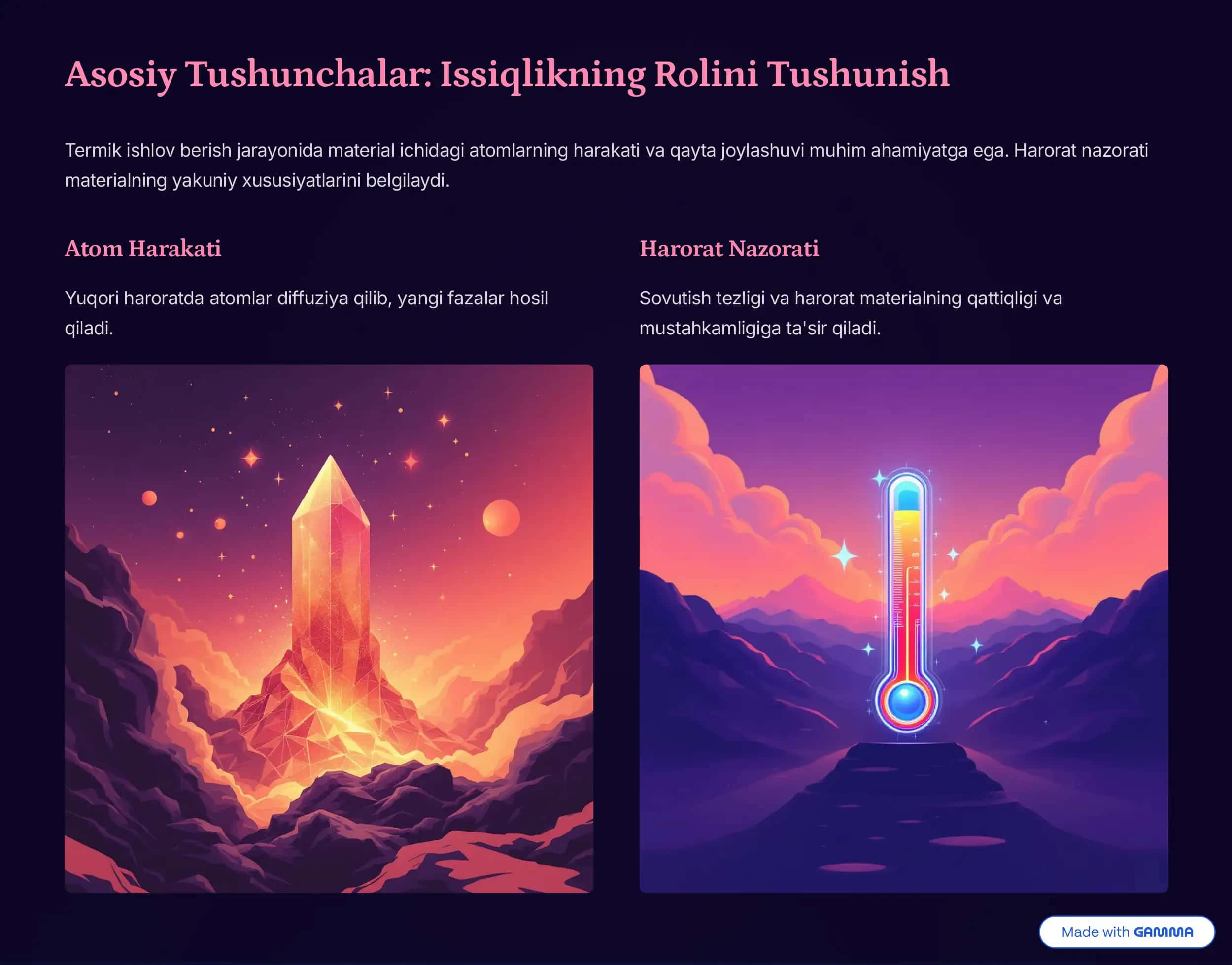 Termik va kimyoviy-termik ishlov berish nazariyasi 3