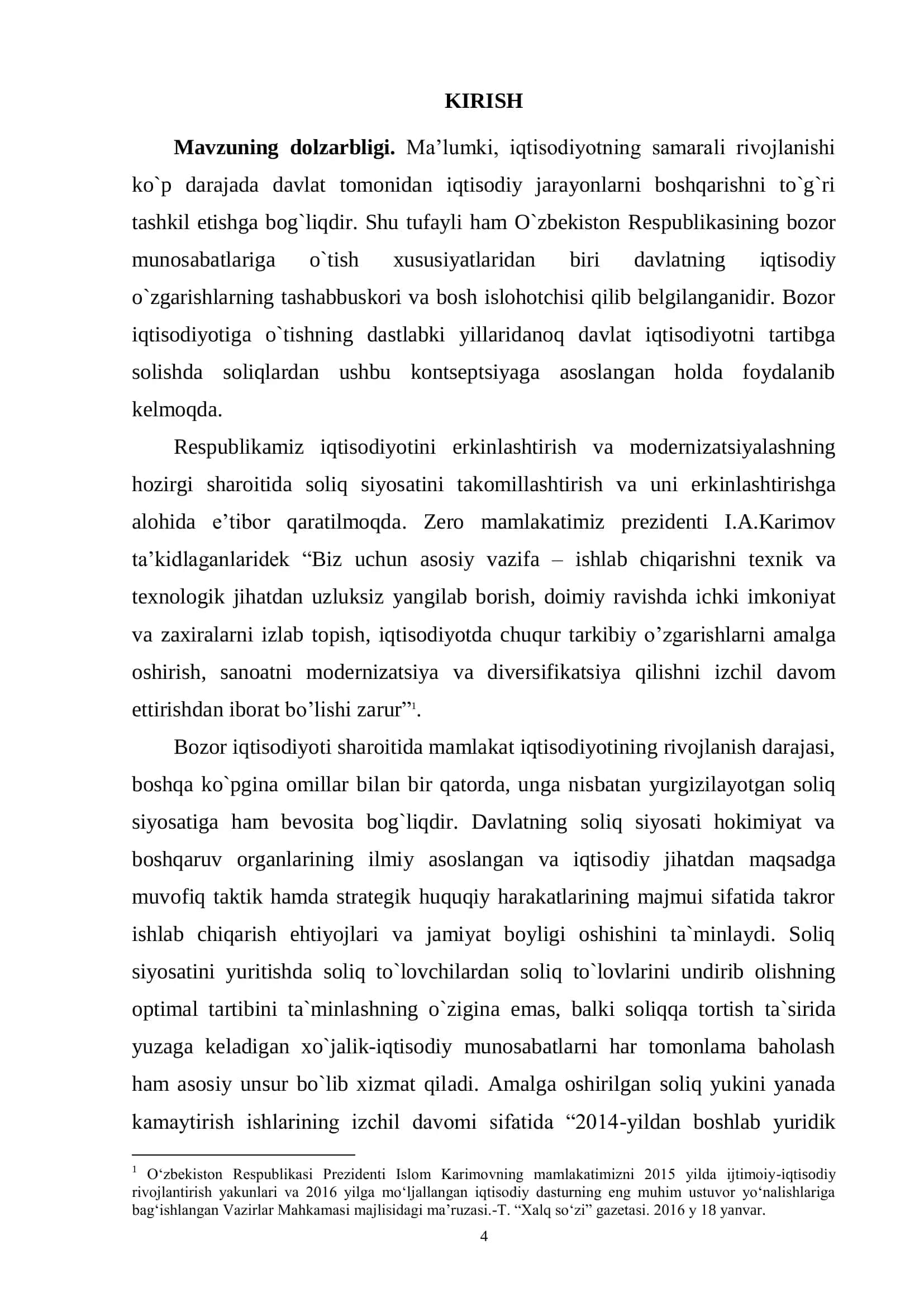 “Soliqlar va soliqqa tortish” Kafedrasi 3
