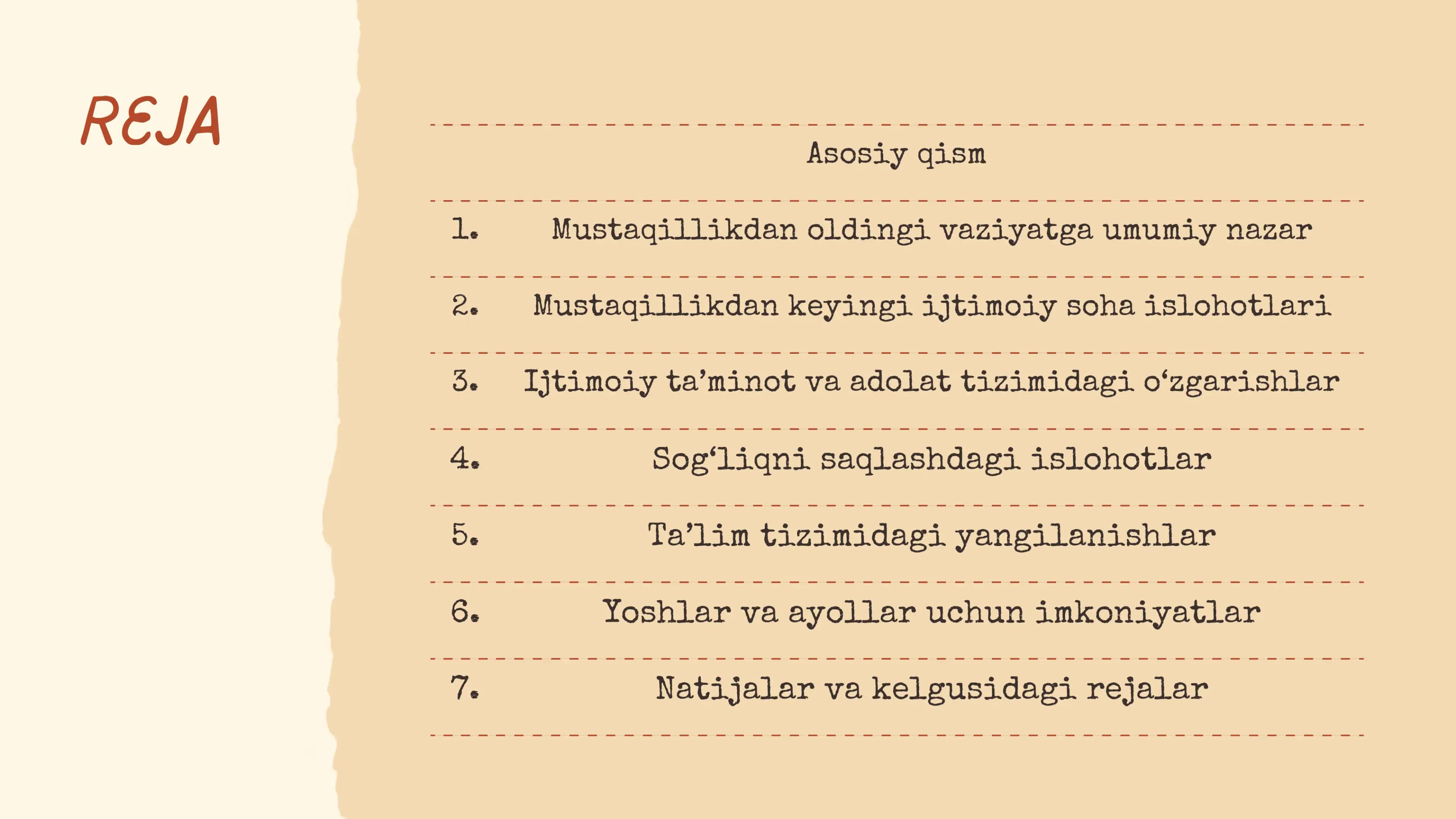 O'zbekiston tarixi fanidan taqdimot 3