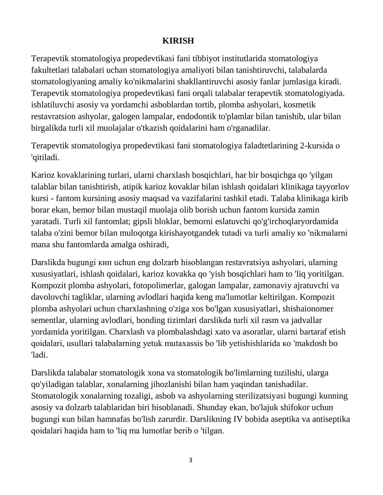 Terapevtik Stomatologiya Propedevtikasi 3
